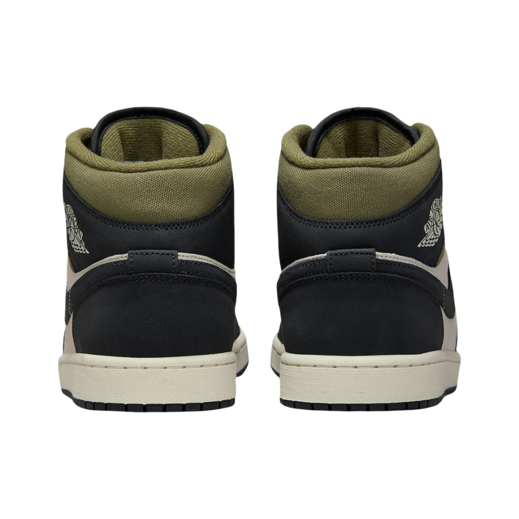 Nike Air Jordan 1 Mid Se Off Noir Medium Olive