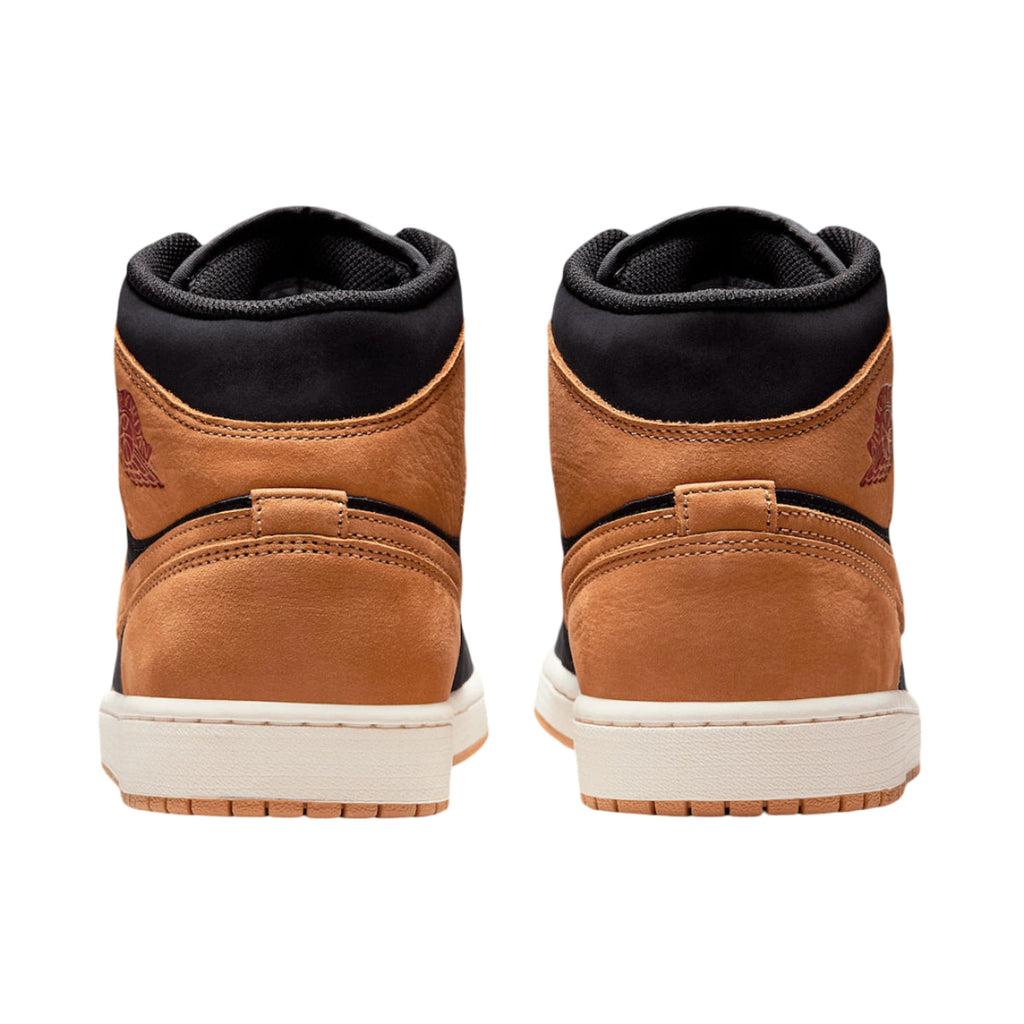 Nike Air Jordan 1 Mid Se Black Flax