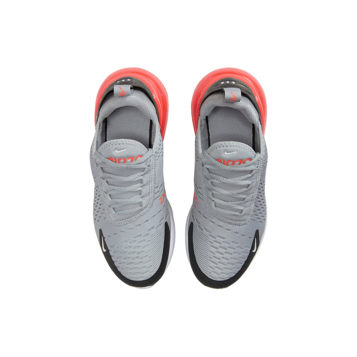 Nike Air Max 270 Wolf Grey Anthracite Bright Crimson White (Gs)