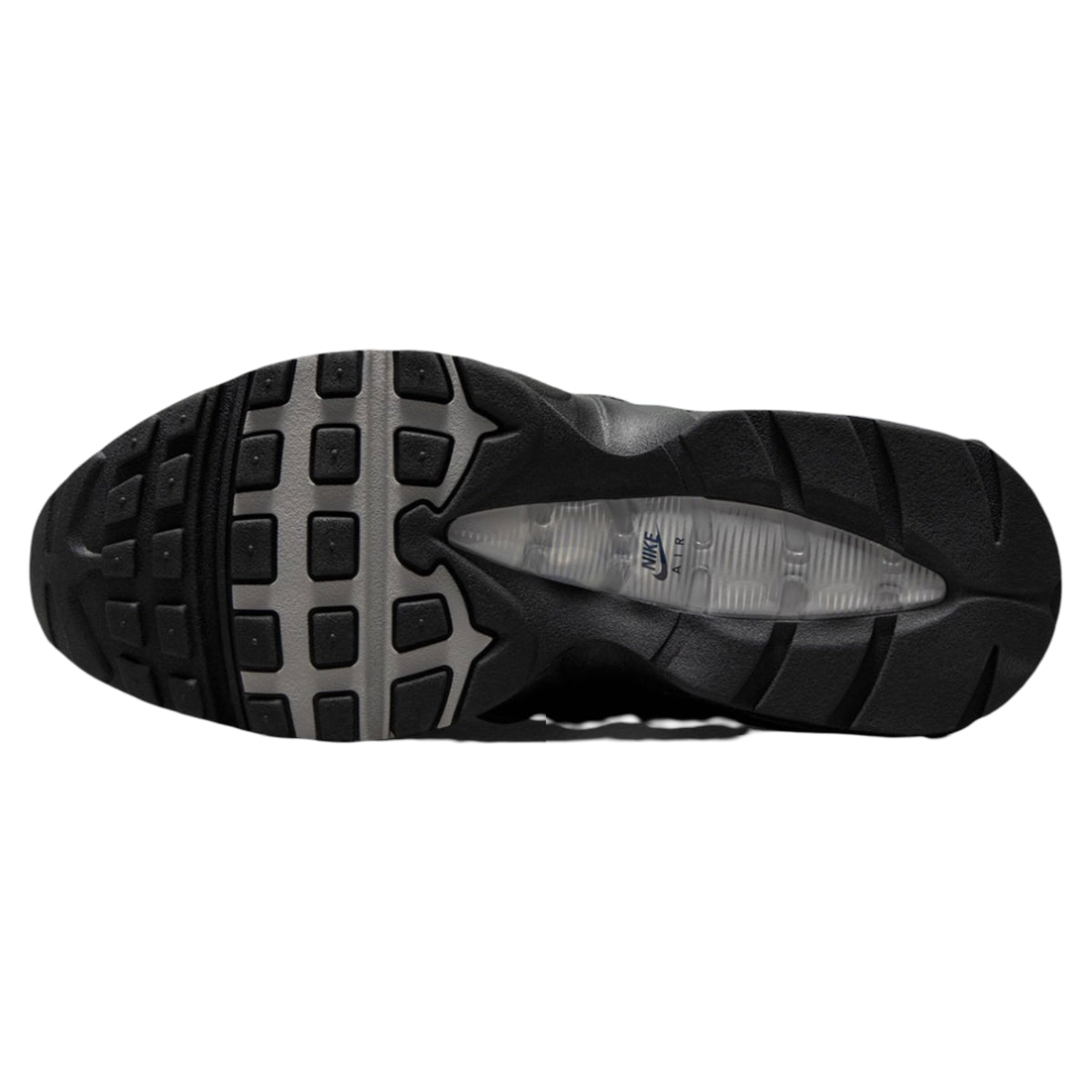 Nike Air Max 95 Og Big Bubble Black White Metallic Silver