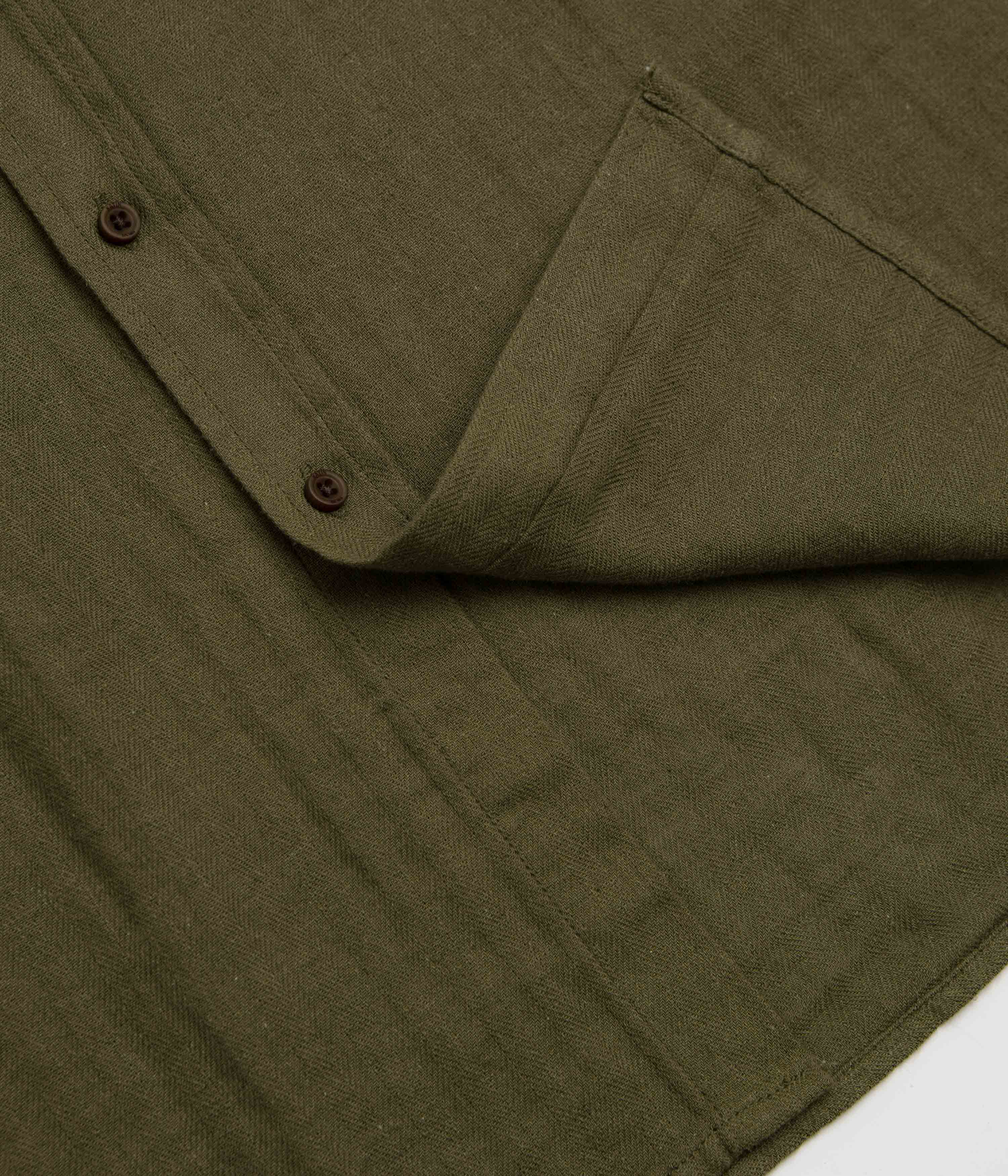 Katin Alan Solid Short Sleeve Shirt - Olive Night
