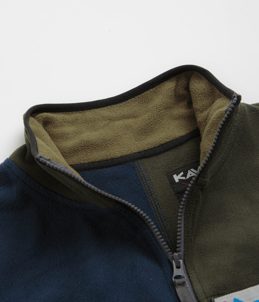 Kavu Winter Throwshirt Fleece - Navy Pine