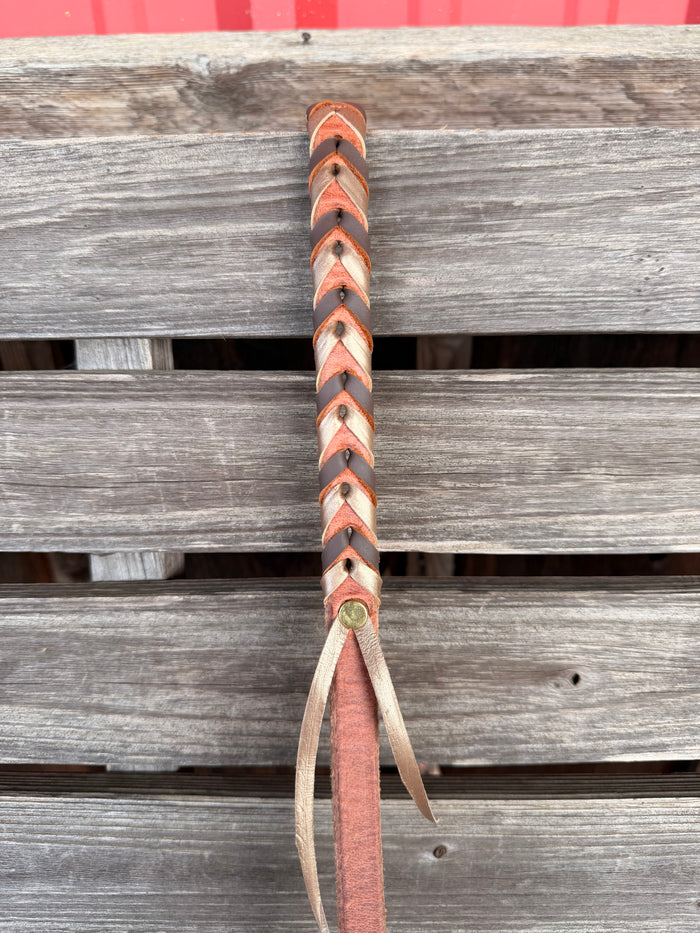 5/8" Double Laced / Rustic/Brn/Gold Buckle Ends