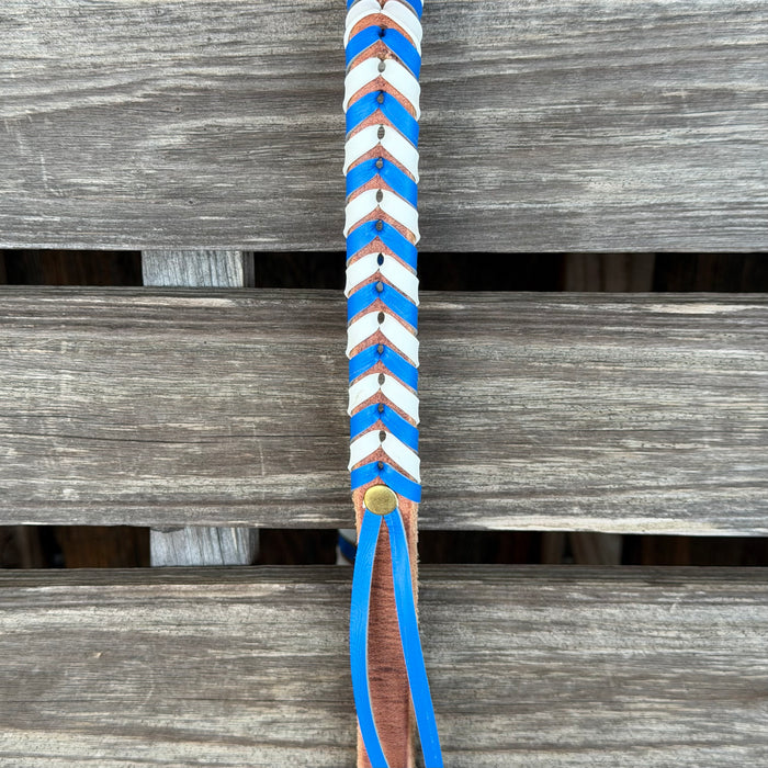 5/8" Triple Laced / Rustic/Blue/White