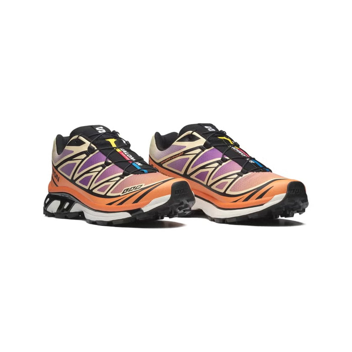 Salomon Xt-6 Black Almond Dragon Fire