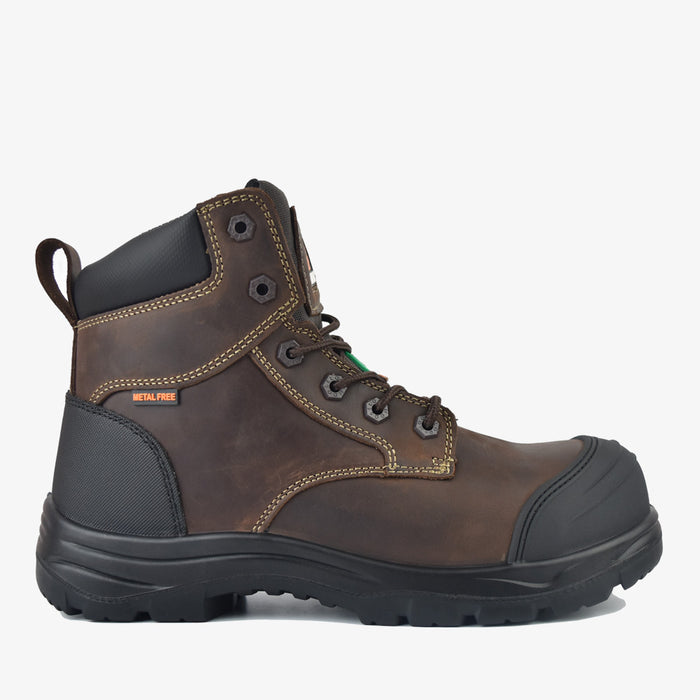 Men's CSA ASTM Composite Toe 6" Work Boots - McCoy Brown - MooseLog