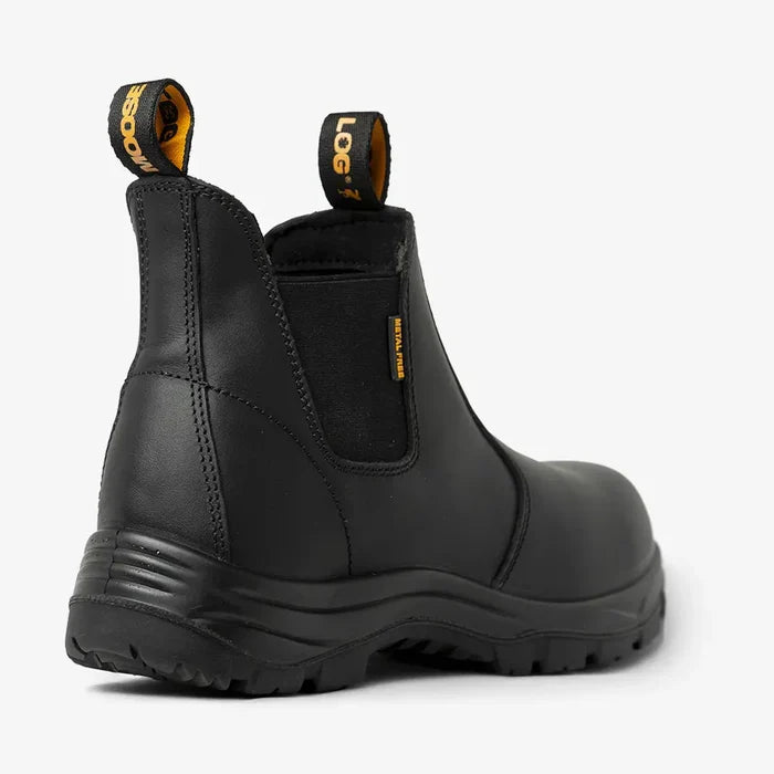 Men's CSA ASTM Composite Toe Chelsea Work Boots - Timber Black - MooseLog