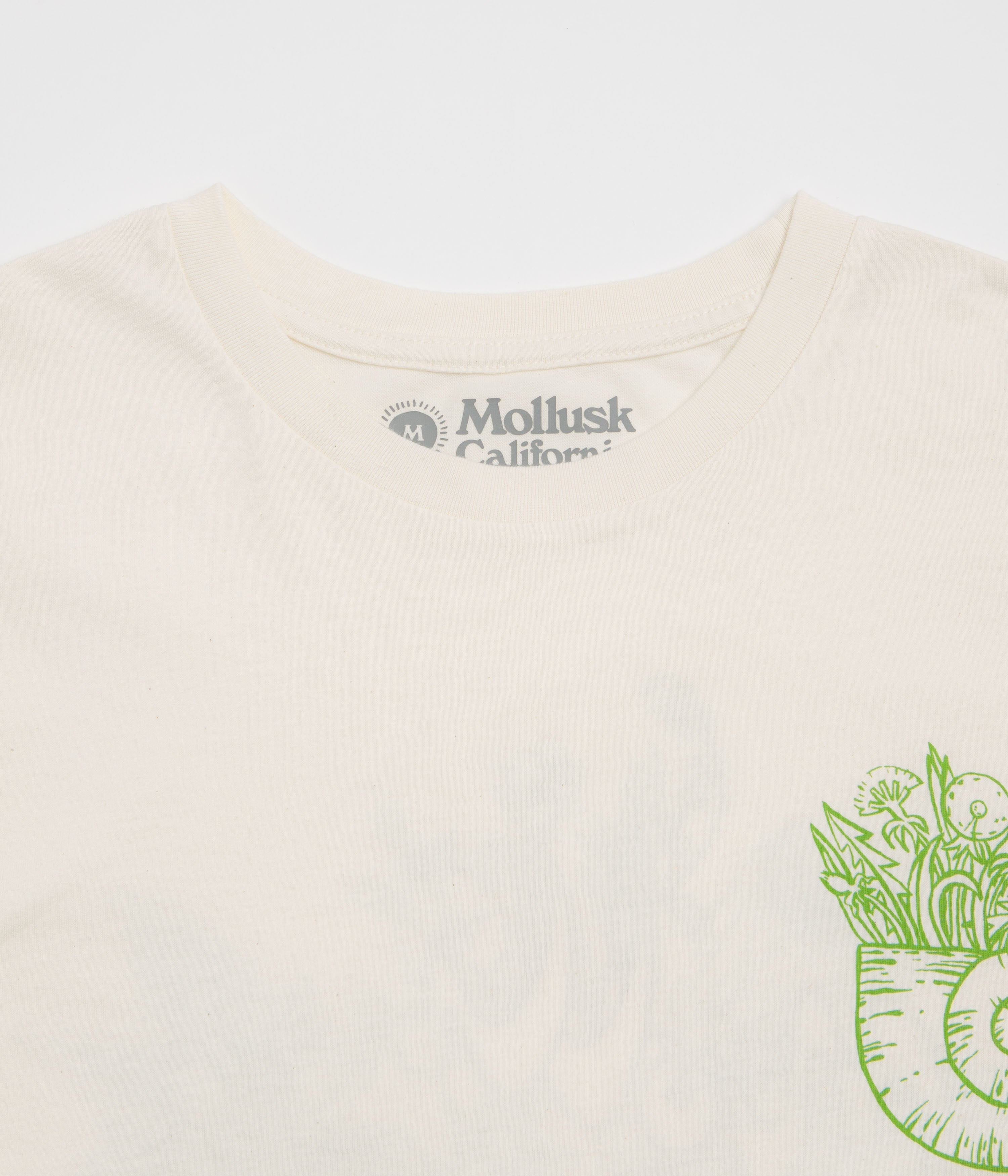 Mollusk Earth Ship T-Shirt - Antique White