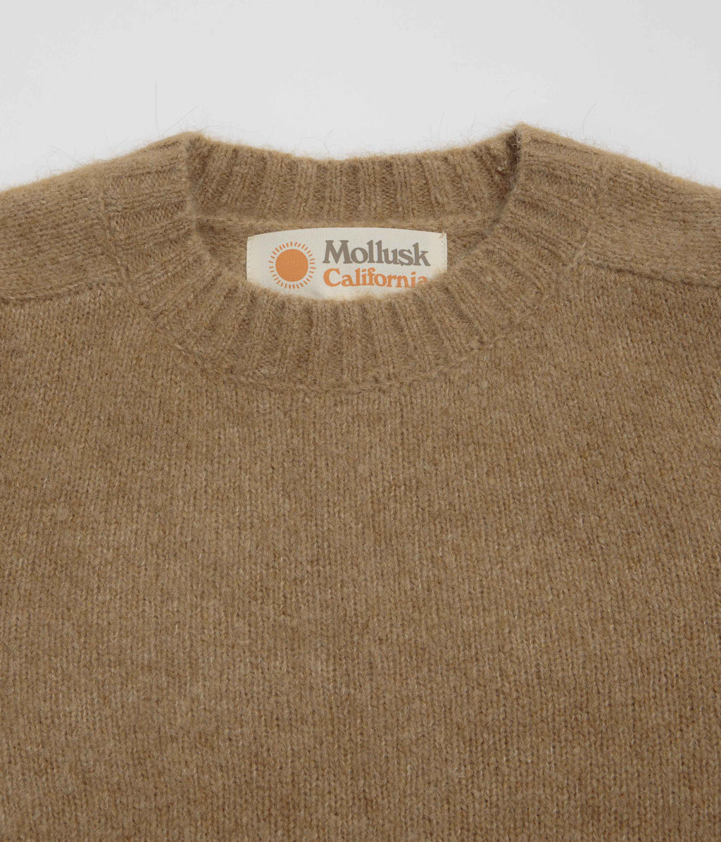 Mollusk Fuzzy Cambridge Sweatshirt - Butterscotch
