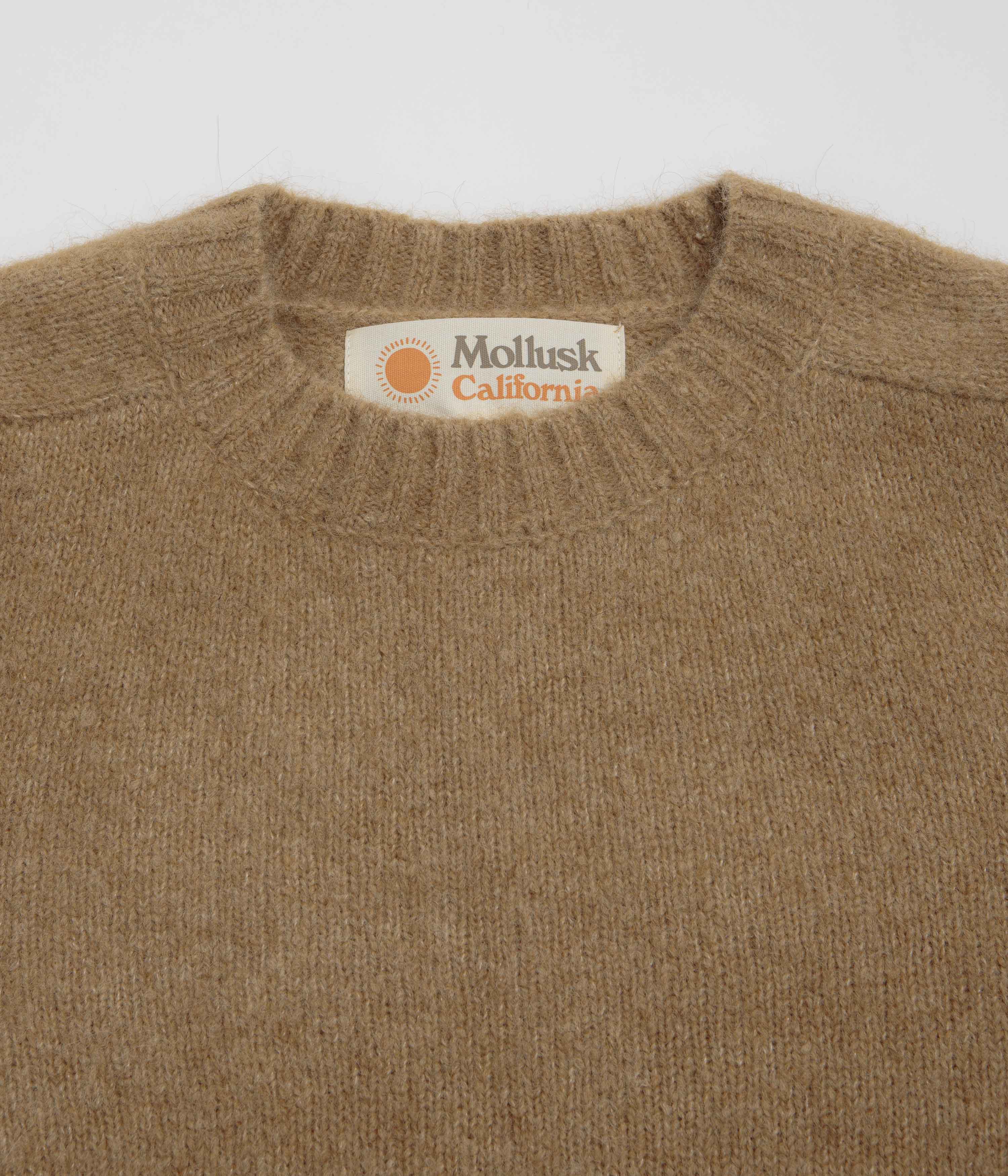 Mollusk Fuzzy Cambridge Sweatshirt - Butterscotch