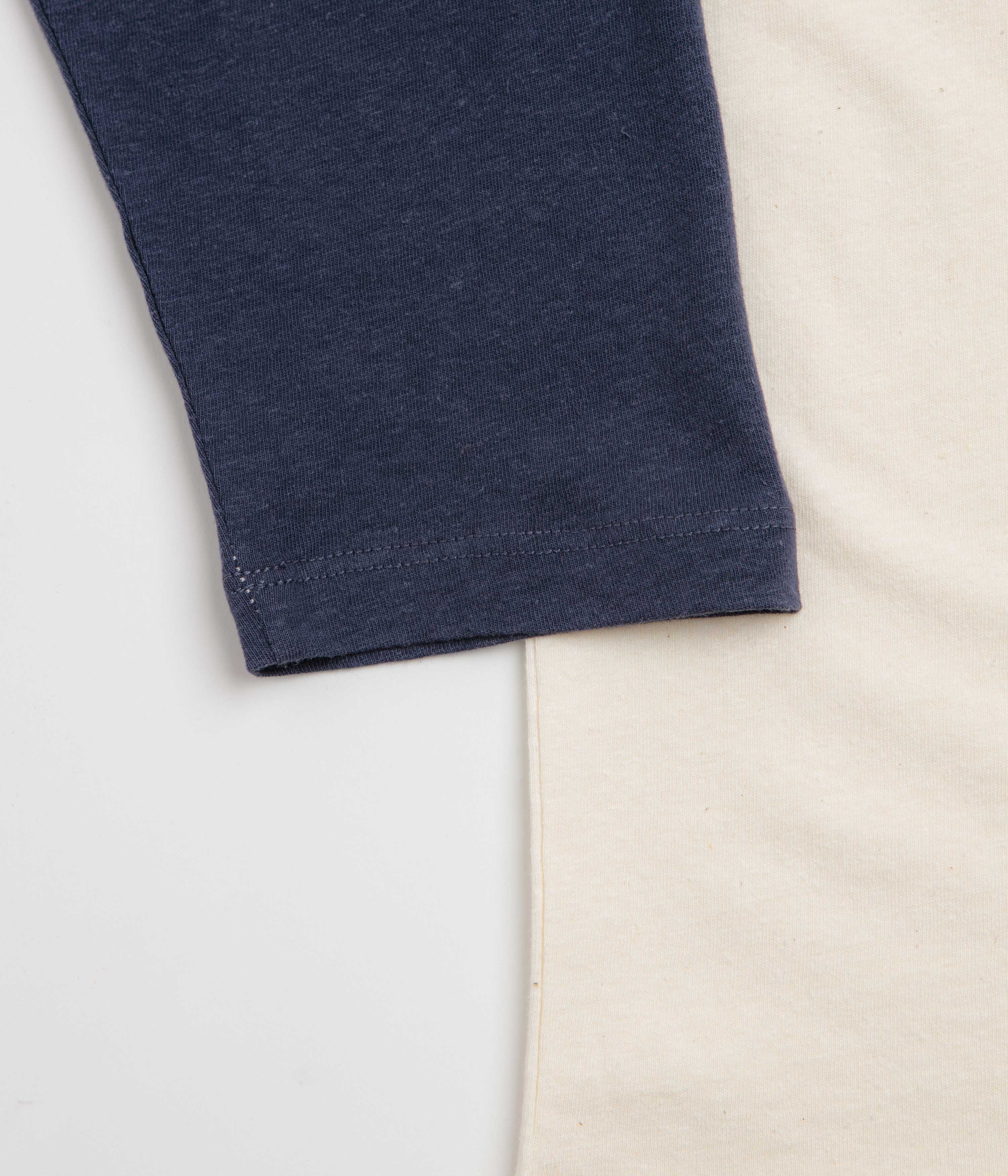 Mollusk Hemp Baseball T-Shirt - Navy