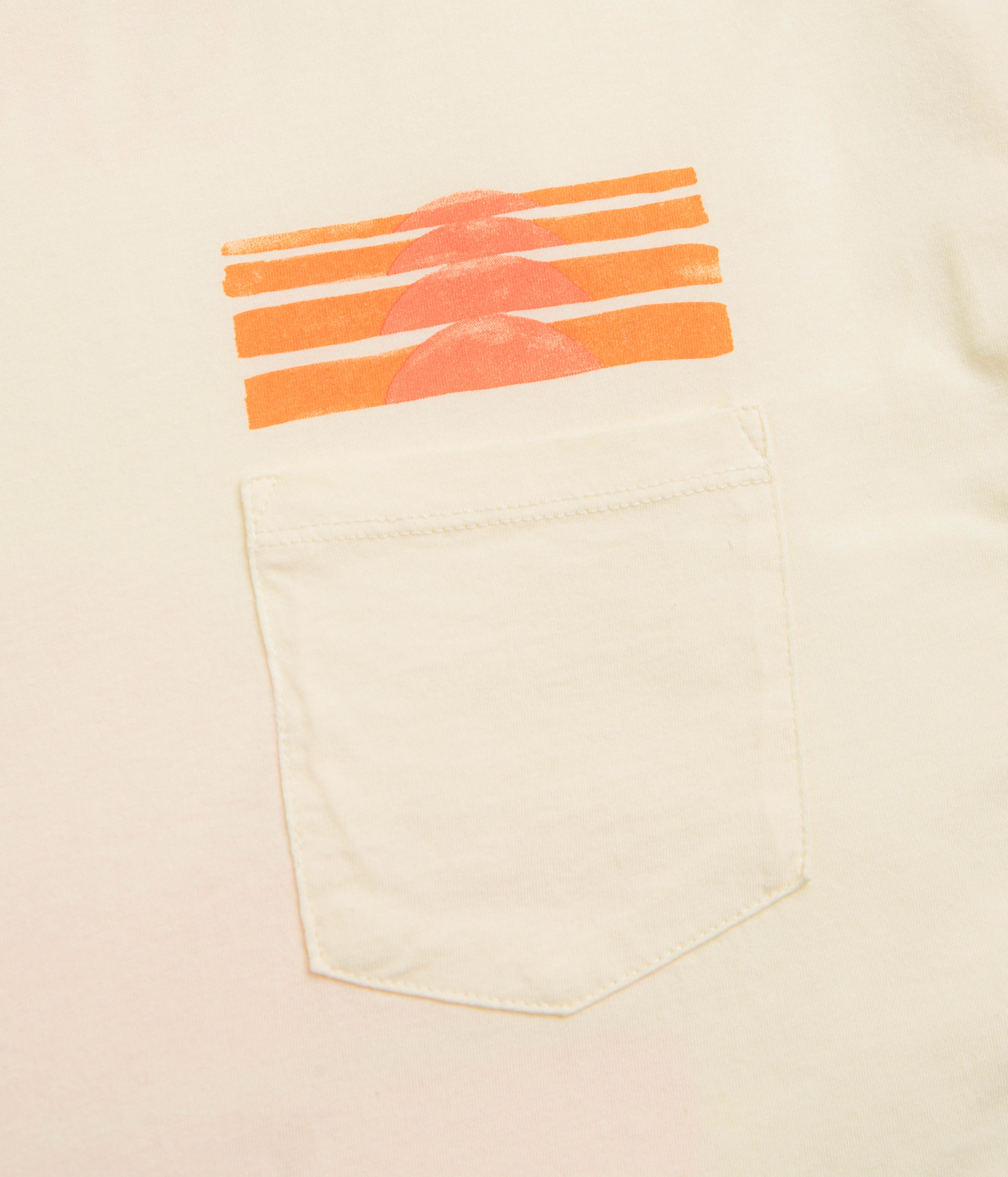 Mollusk Sinking Sunset T-Shirt - Natural