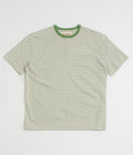 Mollusk Striped Heavy T-Shirt - Natural / Green