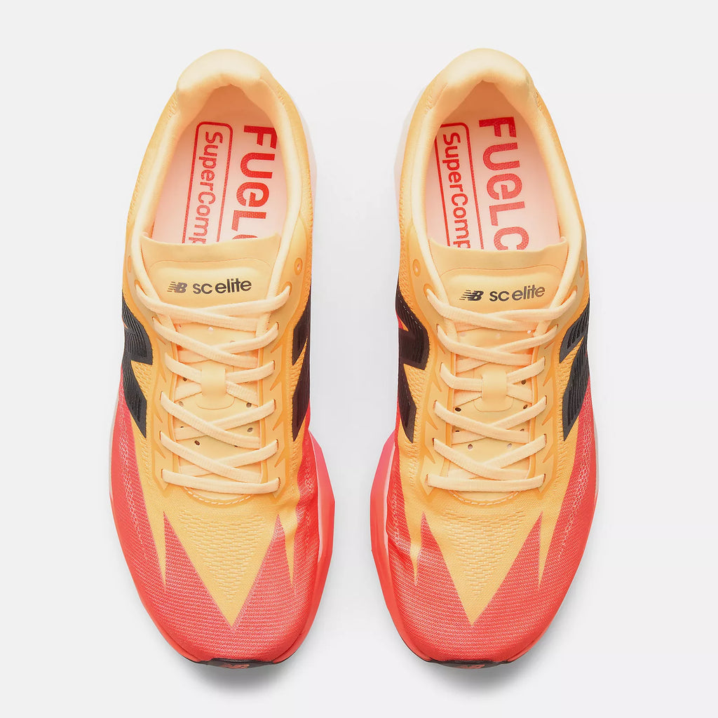 New Balance Men's FuelCell SuperComp Elite v5 Running Shoes in Tangerine Heat