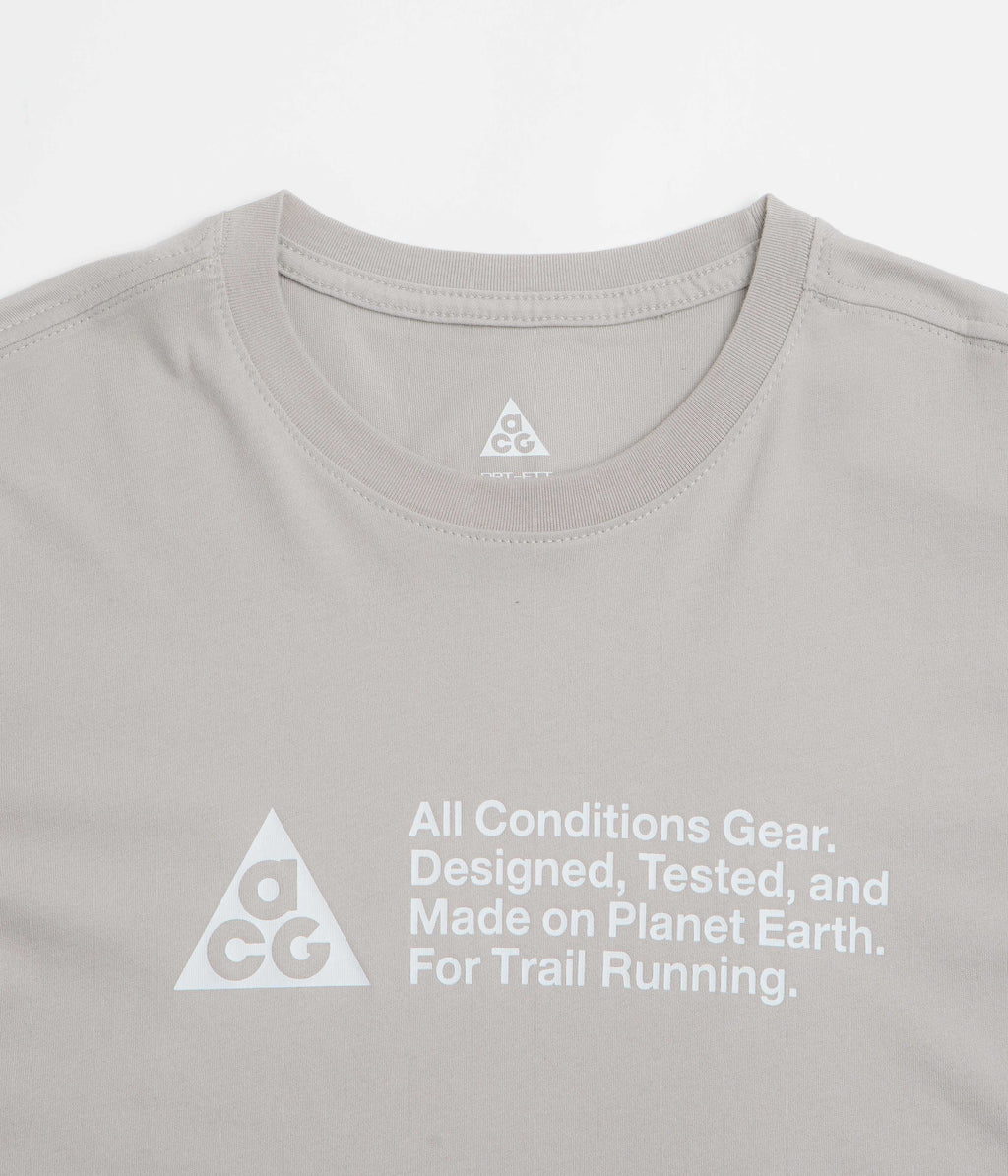 Nike ACG Trail Logo T-Shirt - College Grey