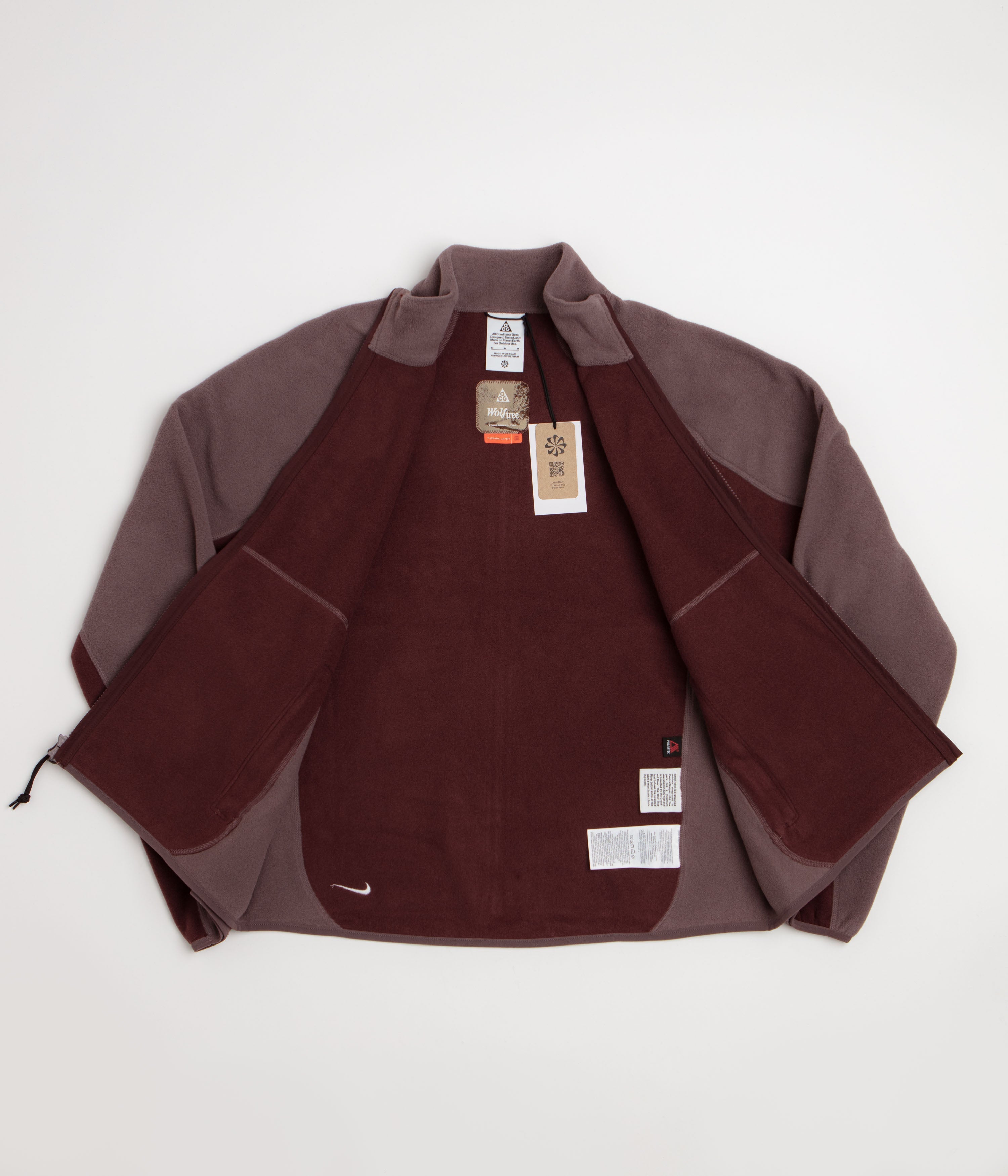 Nike ACG Wolf Tree Full Zip Jacket - Mystic Dates / Tattoo / Summit White