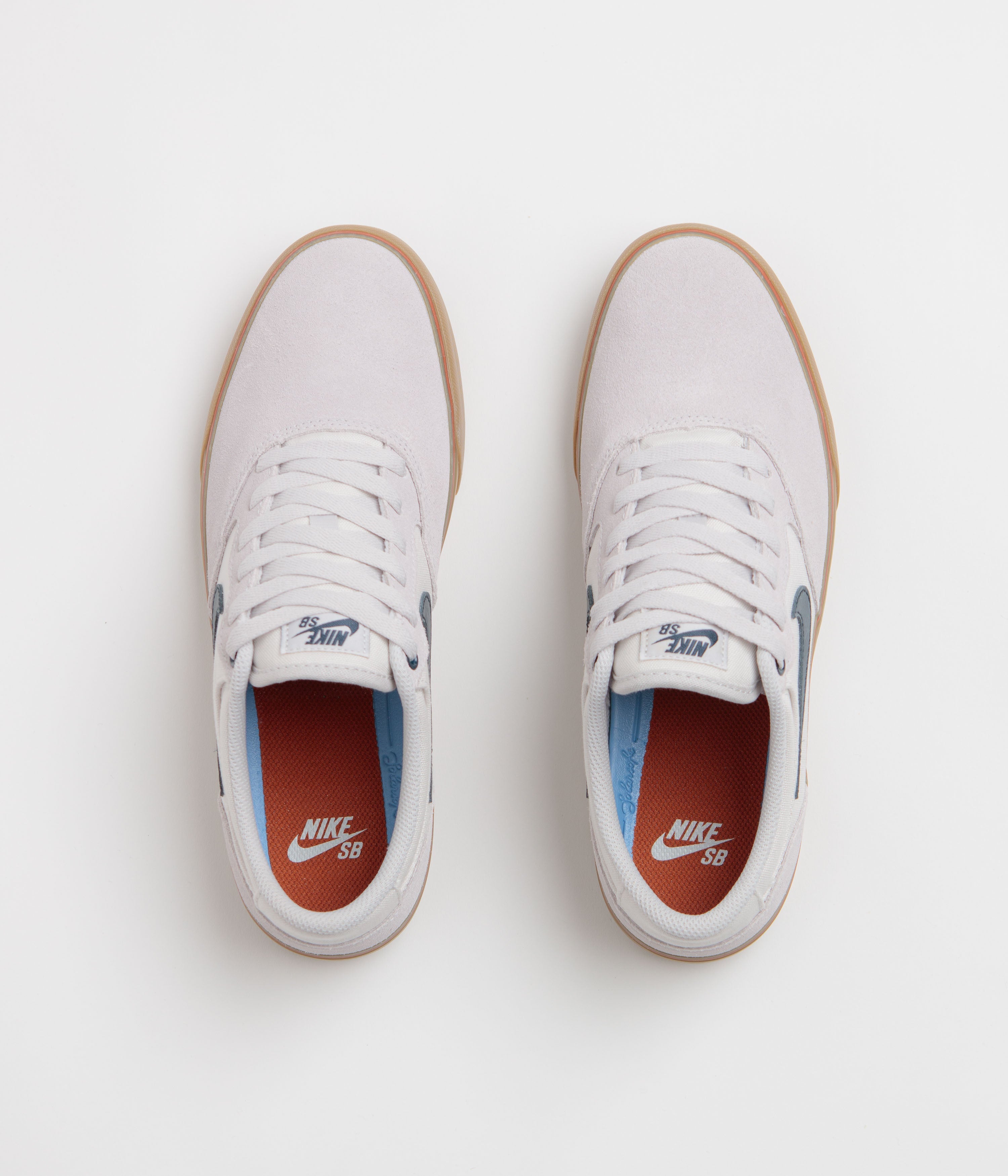 Nike SB Chron 2 Shoes - Vast Grey / Armory Navy - Dark Russet