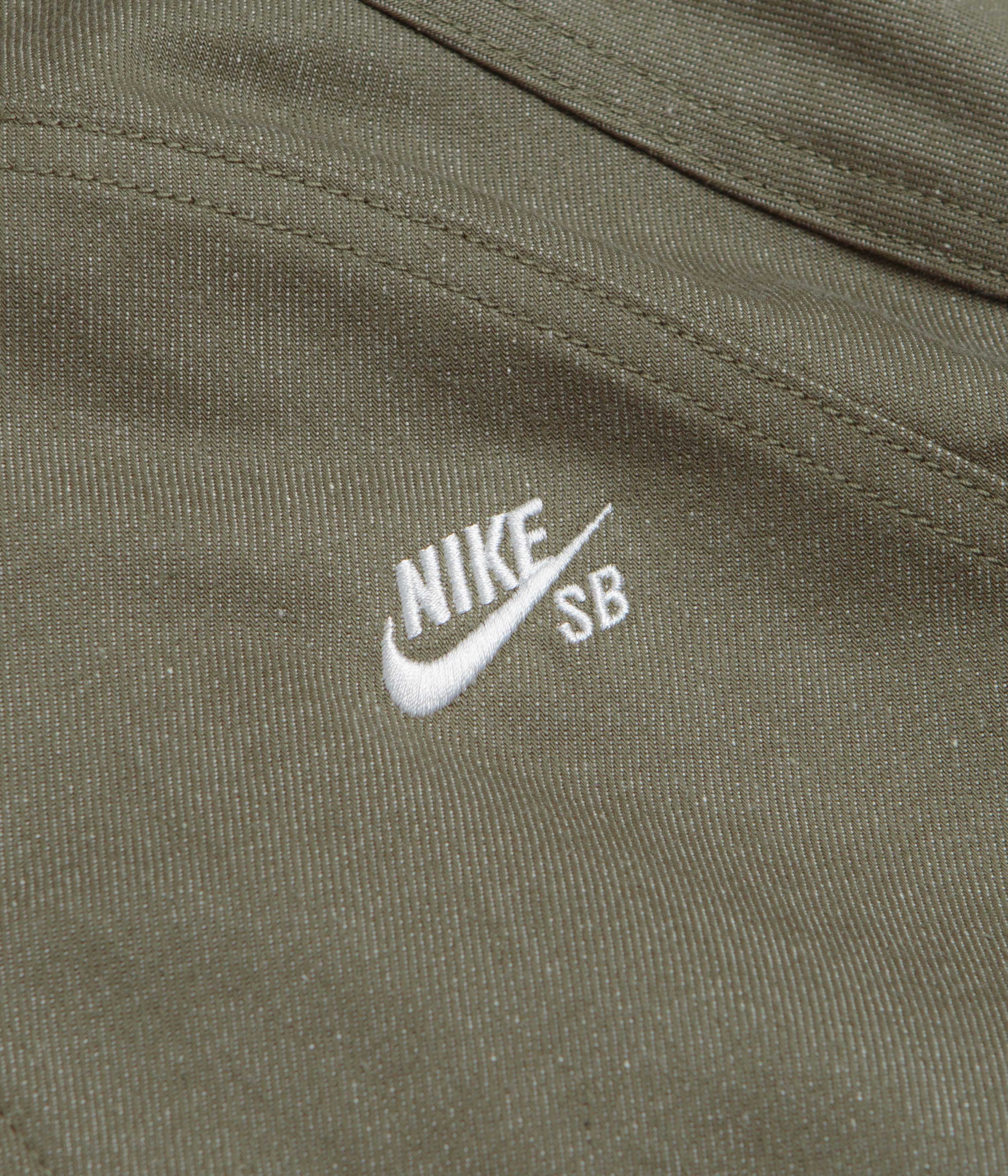 Nike SB Denim Track Jacket - Medium Olive / White