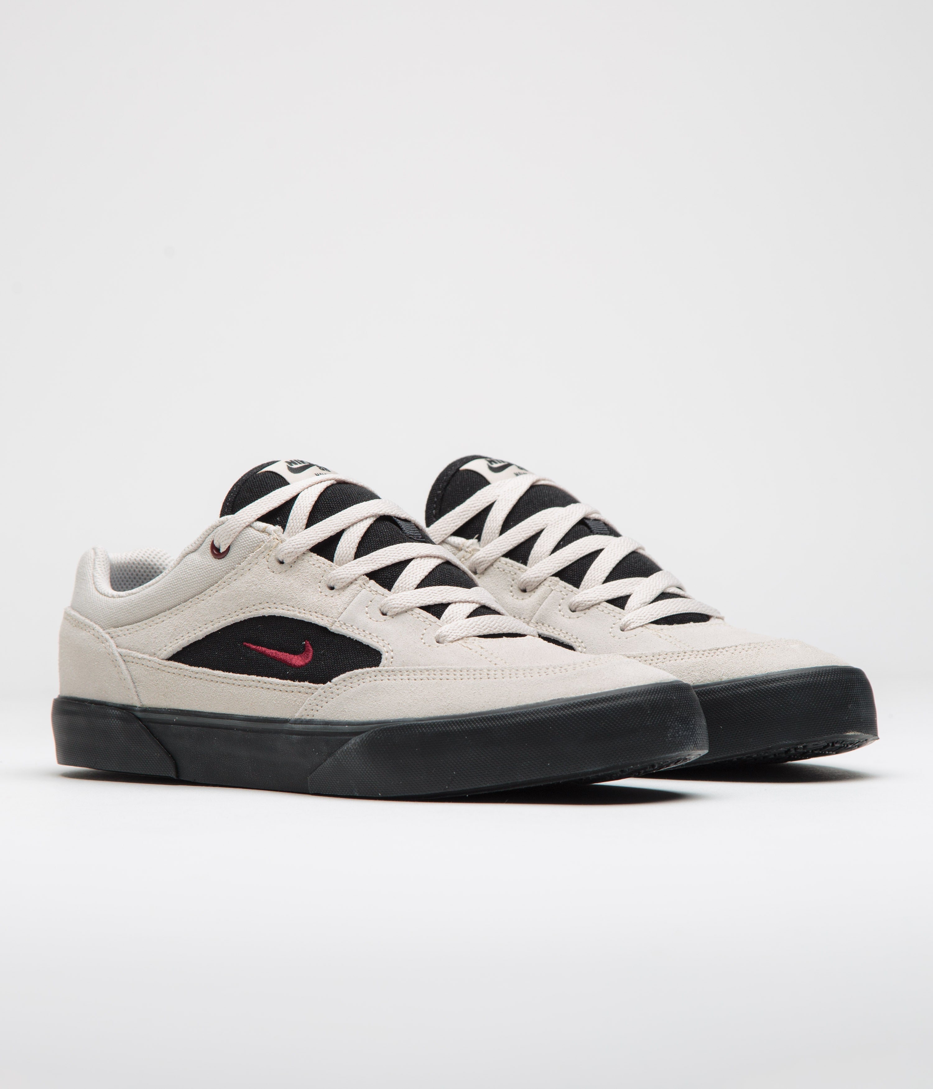 Nike SB Malor Shoes - Light Orewood Brown / Team Red - Black