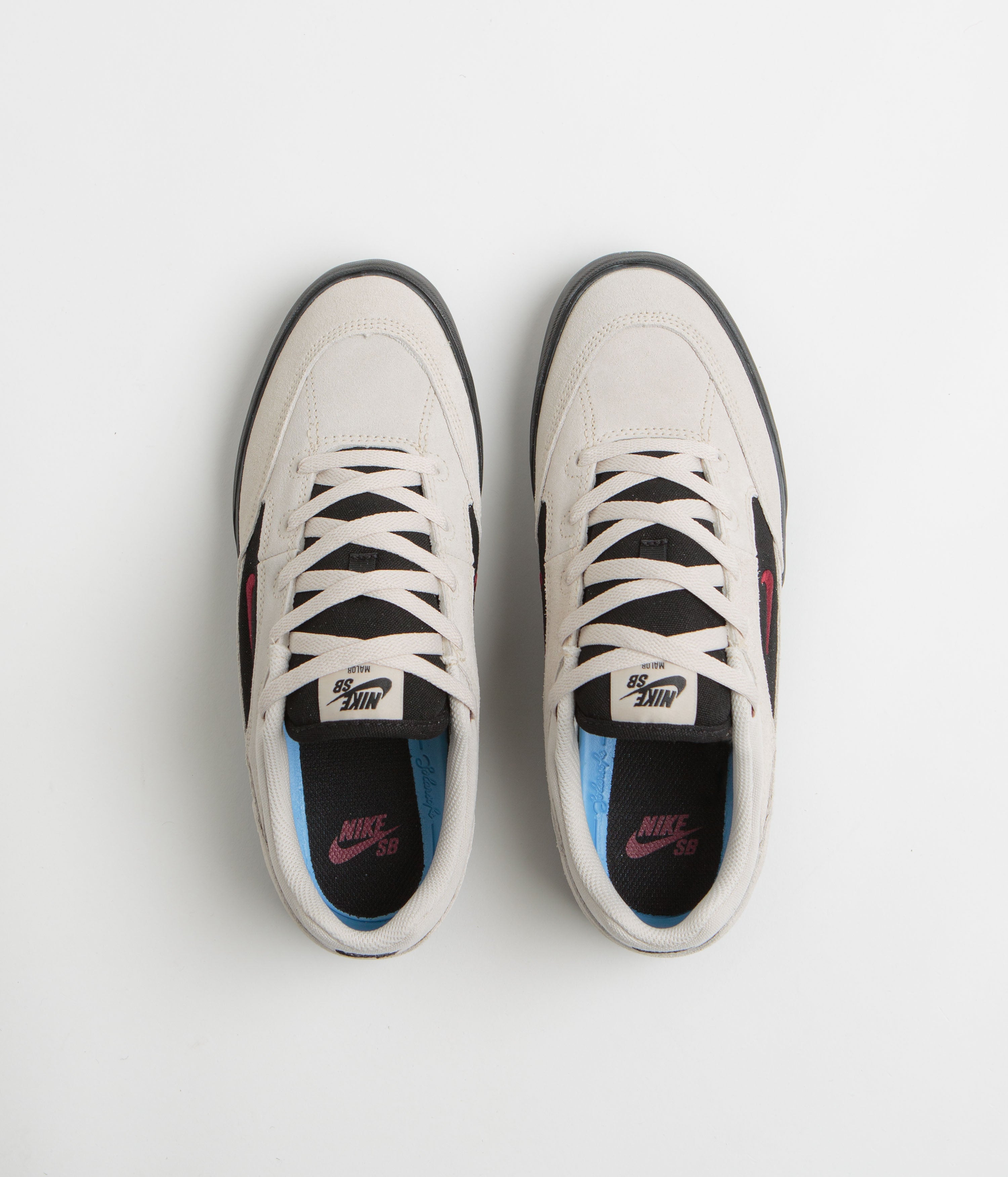 Nike SB Malor Shoes - Light Orewood Brown / Team Red - Black