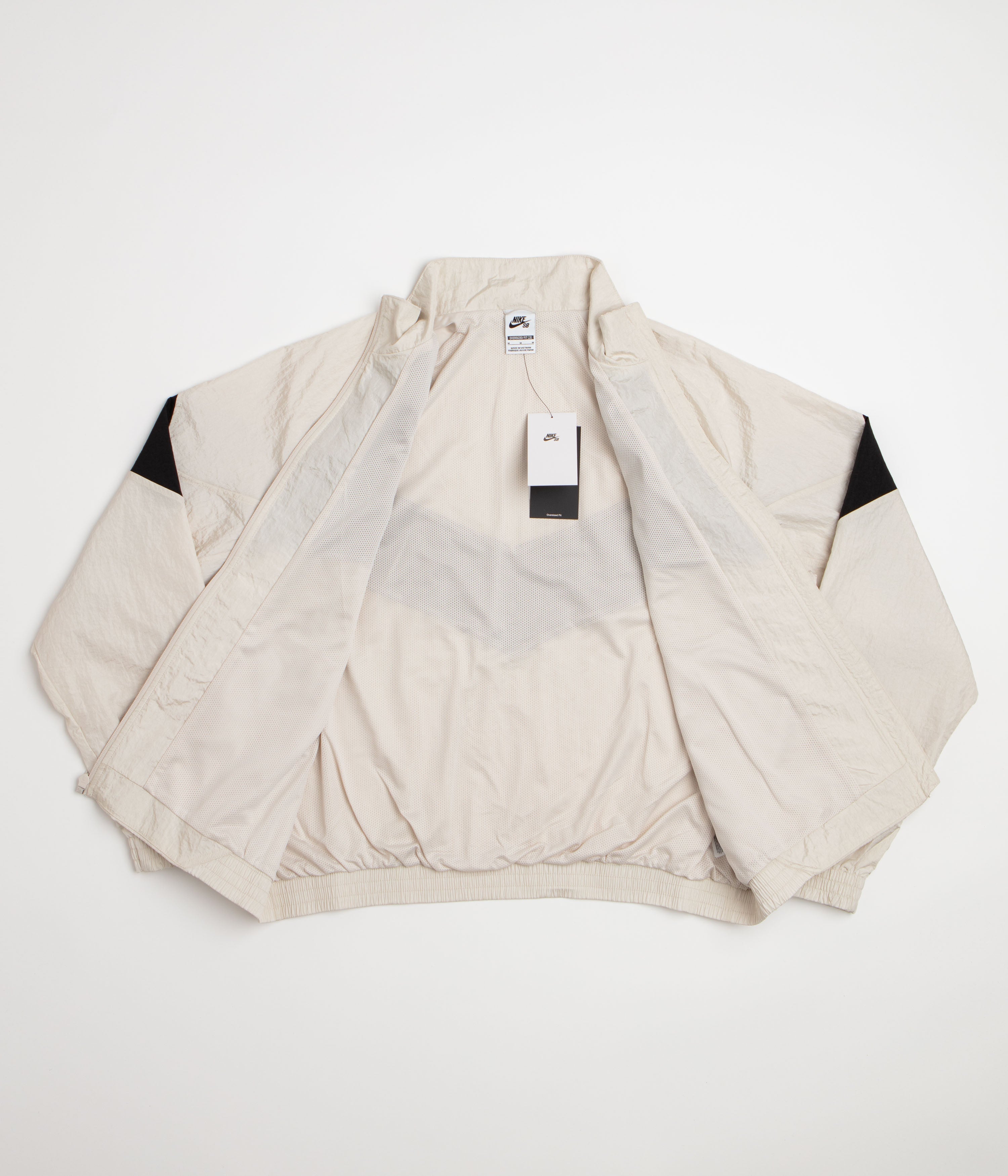 Nike SB Pavan Track Jacket - Light Orewood Brown / Black / Black / White