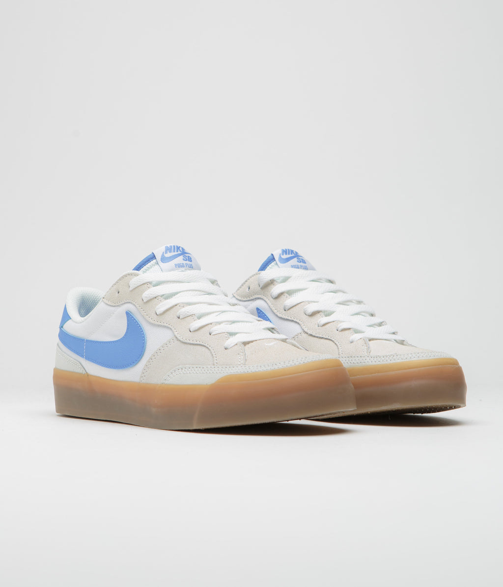 Nike SB Pogo Shoes - Summit White / University Blue - White