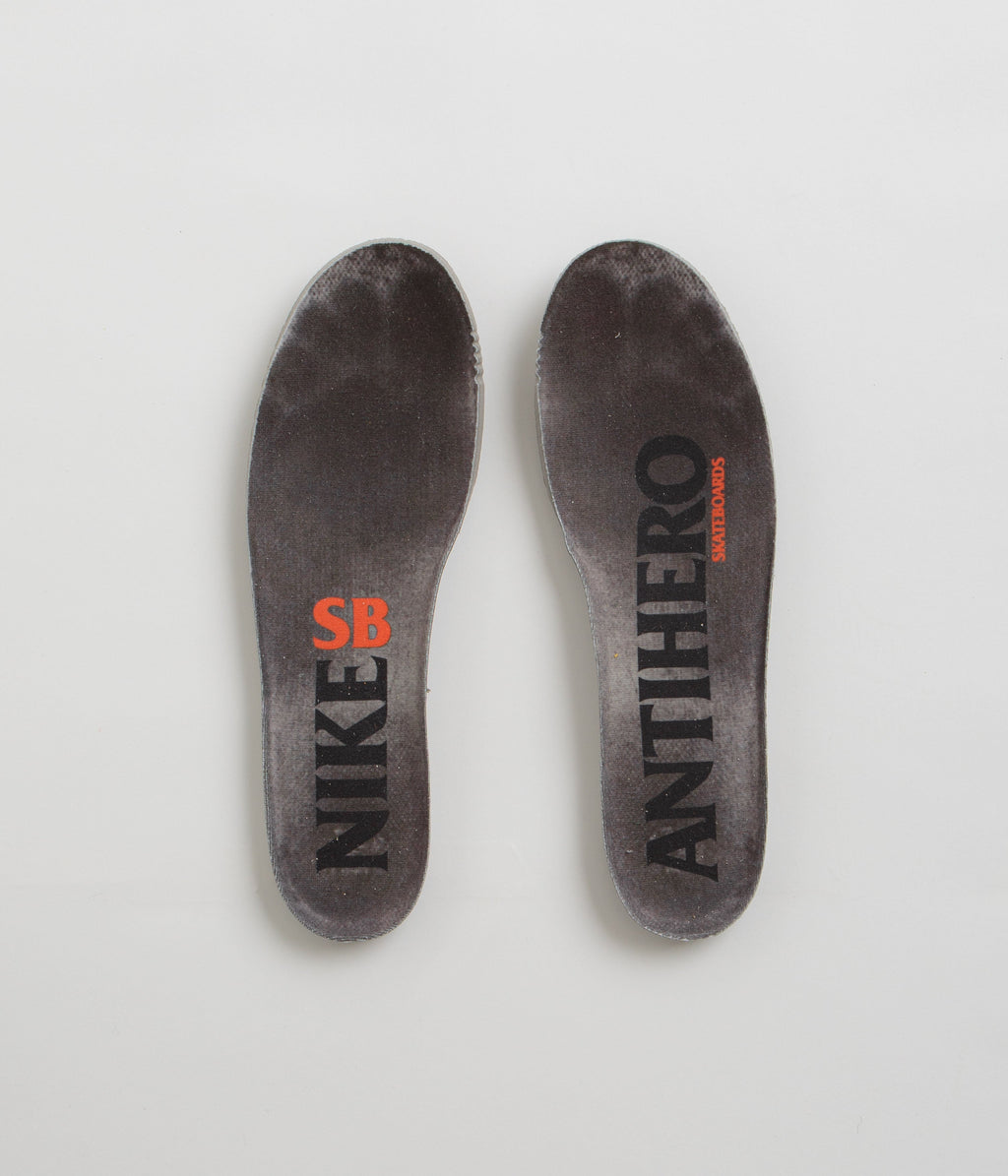 Nike SB x Antihero Dunk High Shoes - White / White - Black