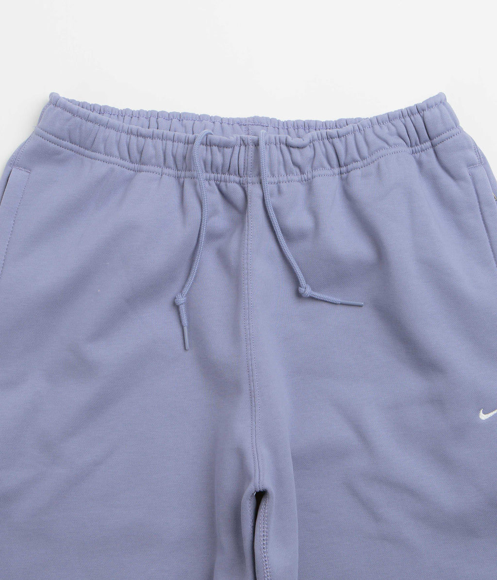 Nike Solo Swoosh Cuffed Sweatpants - Iron Purple / White