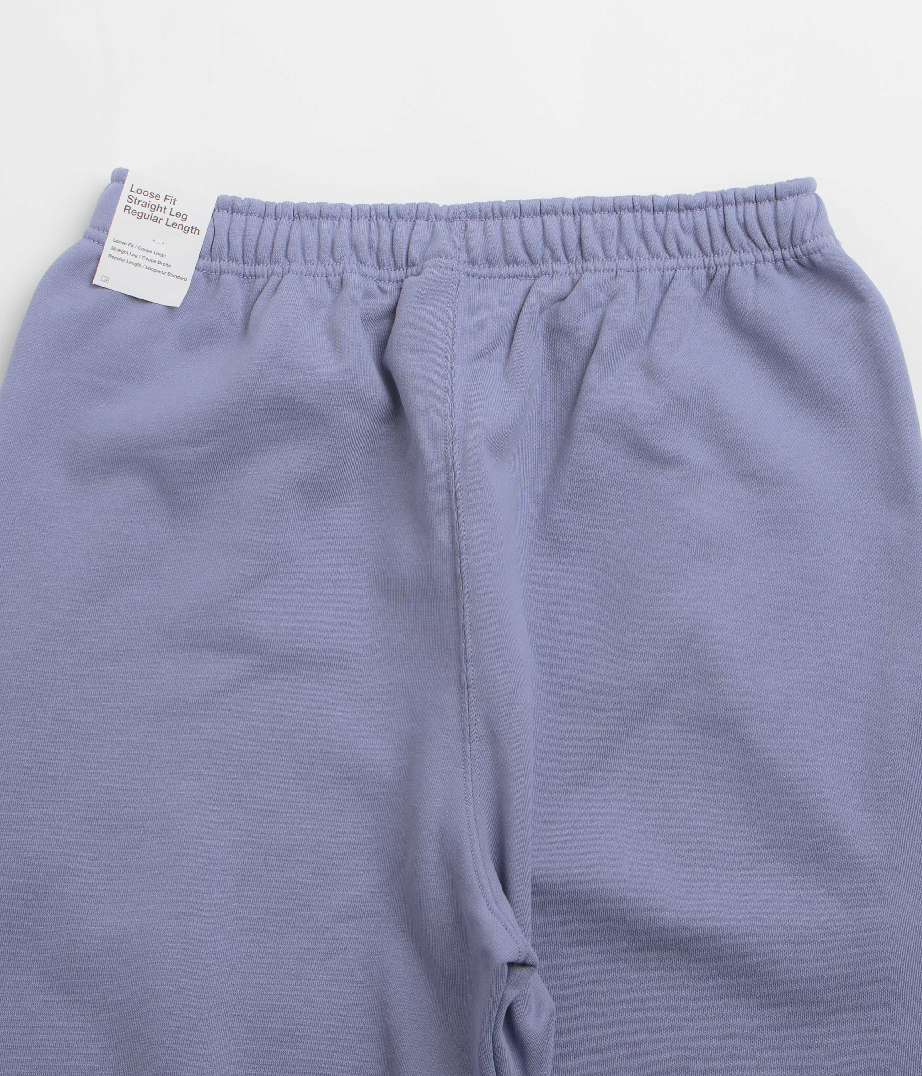 Nike Solo Swoosh Cuffed Sweatpants - Iron Purple / White