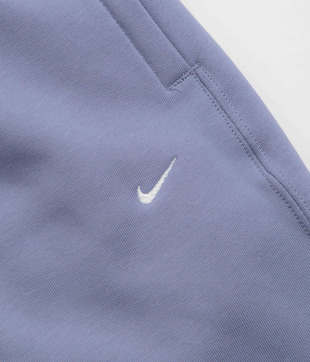 Nike Solo Swoosh Cuffed Sweatpants - Iron Purple / White