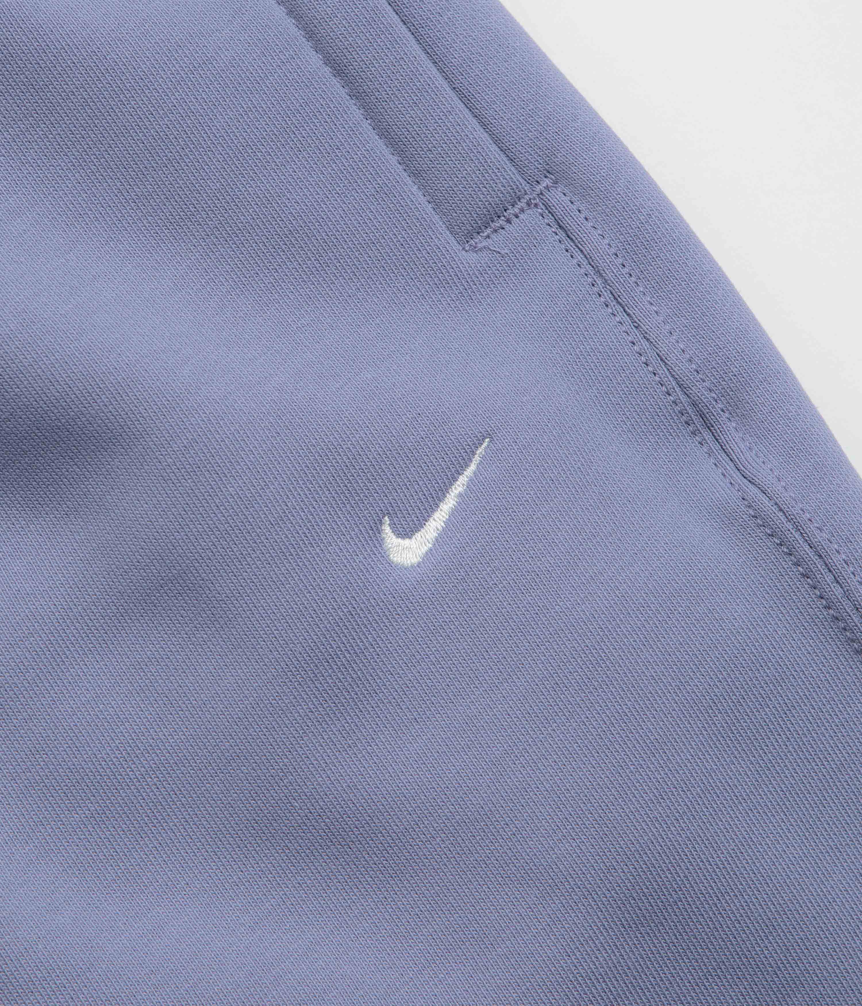 Nike Solo Swoosh Cuffed Sweatpants - Iron Purple / White