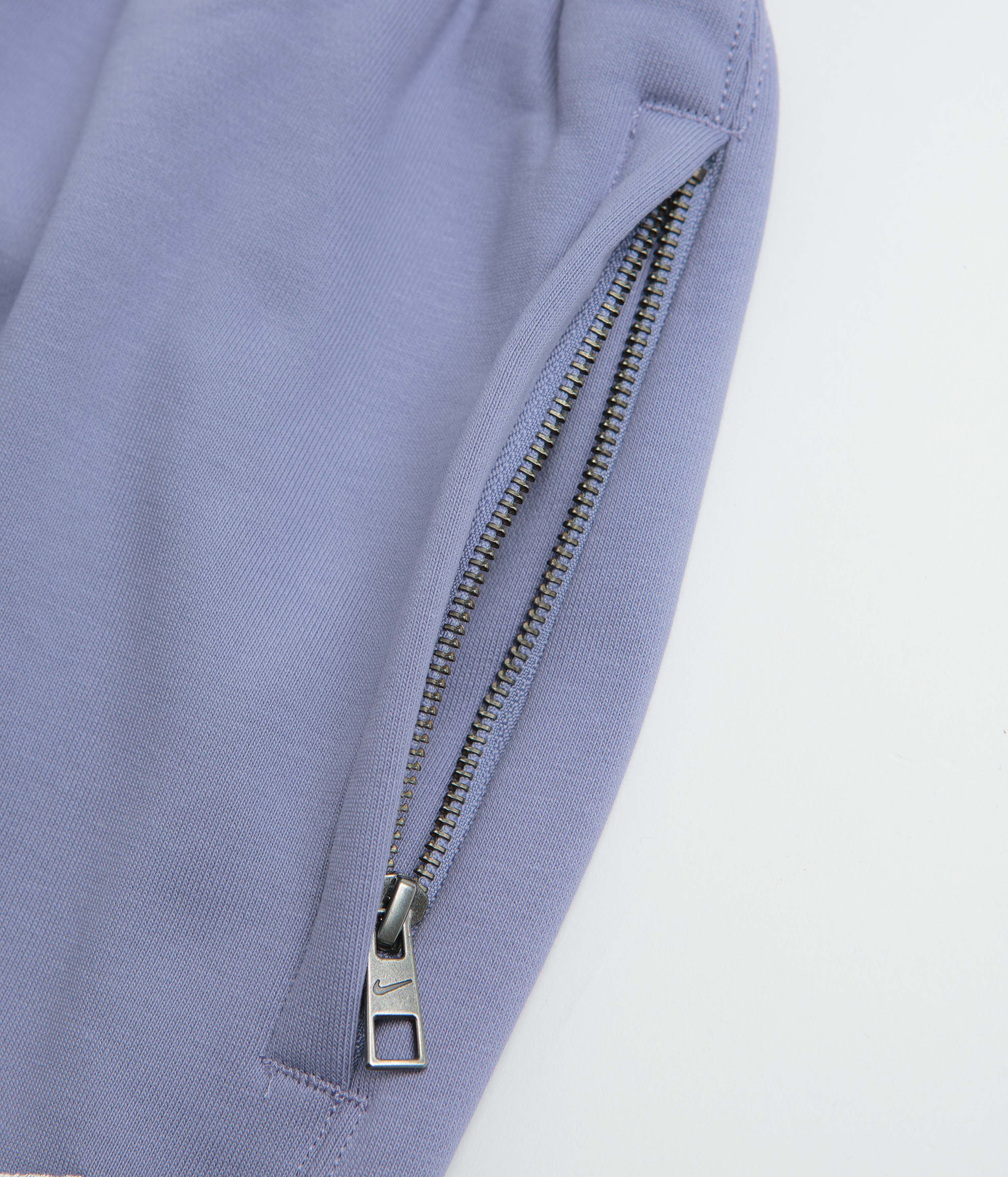 Nike Solo Swoosh Cuffed Sweatpants - Iron Purple / White