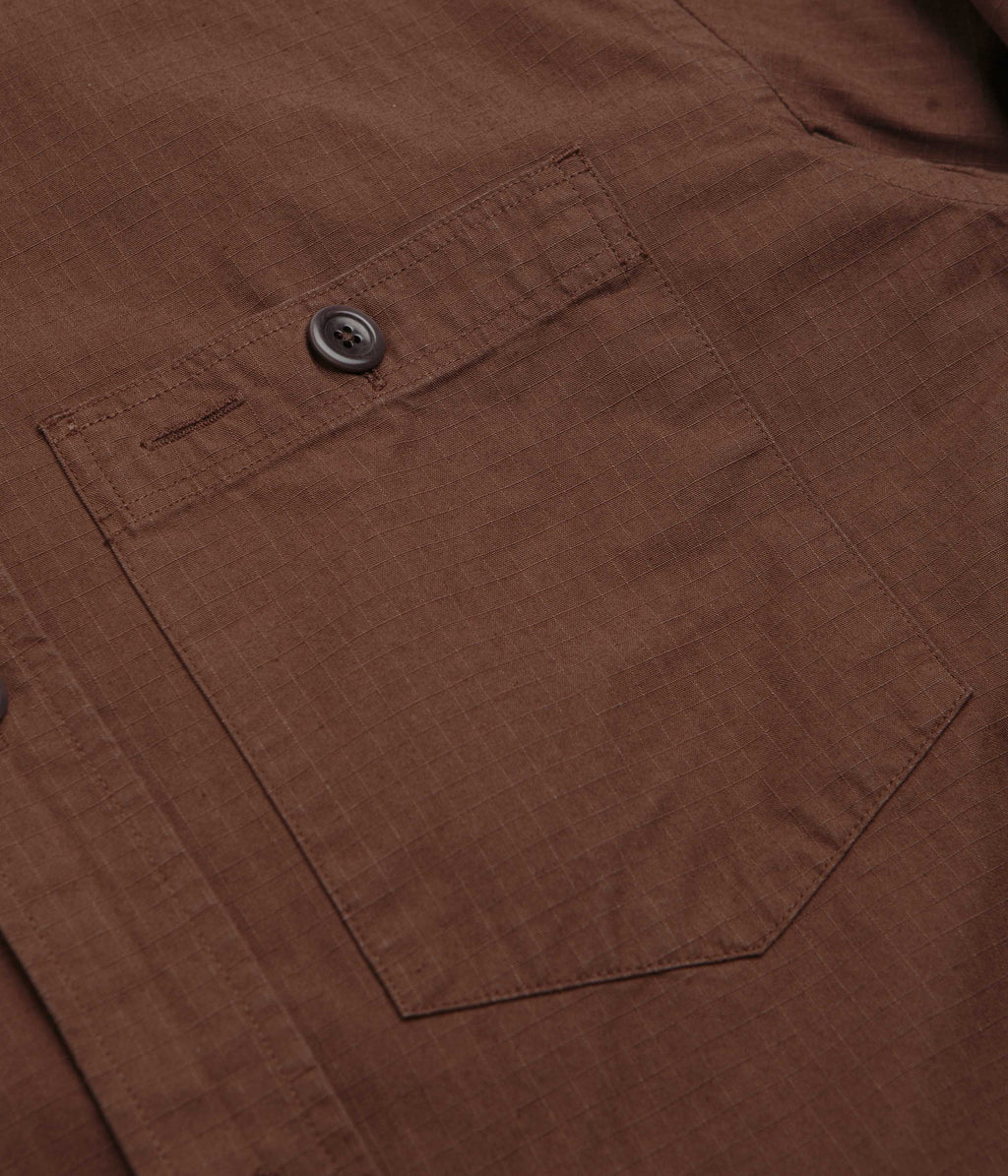 Norse Projects Algot Relaxed Shirt - Mahogany