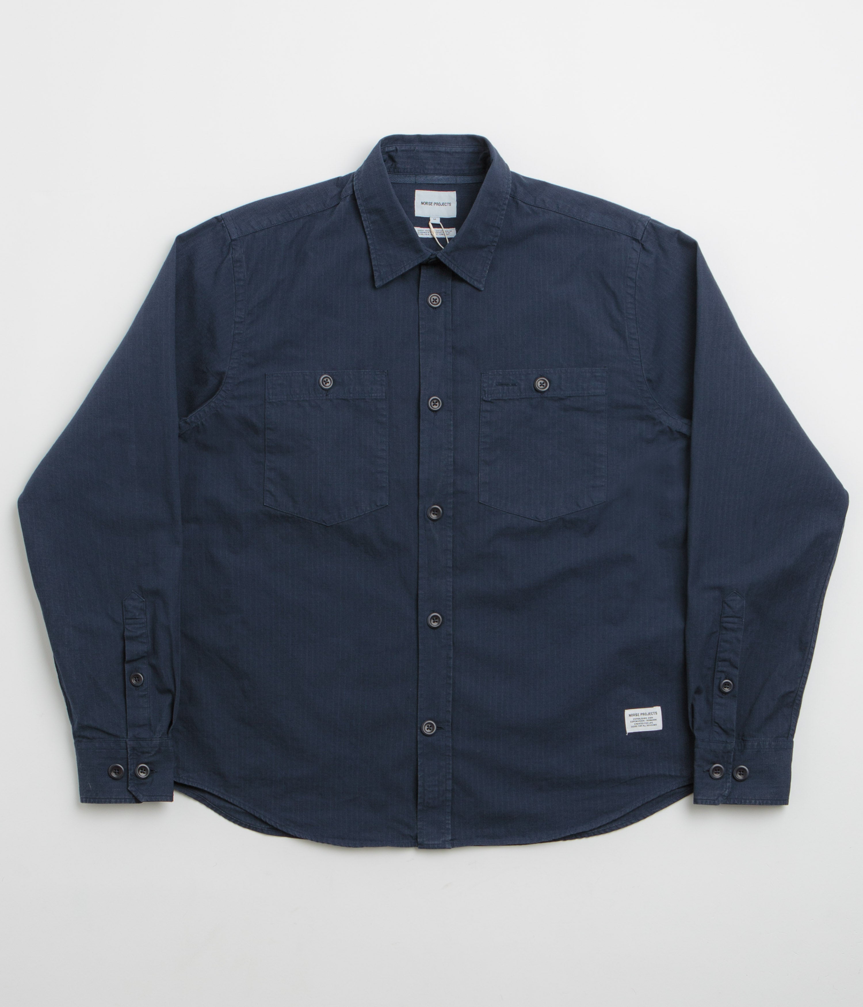 Norse Projects Algot Relaxed Shirt - Workwear Blue