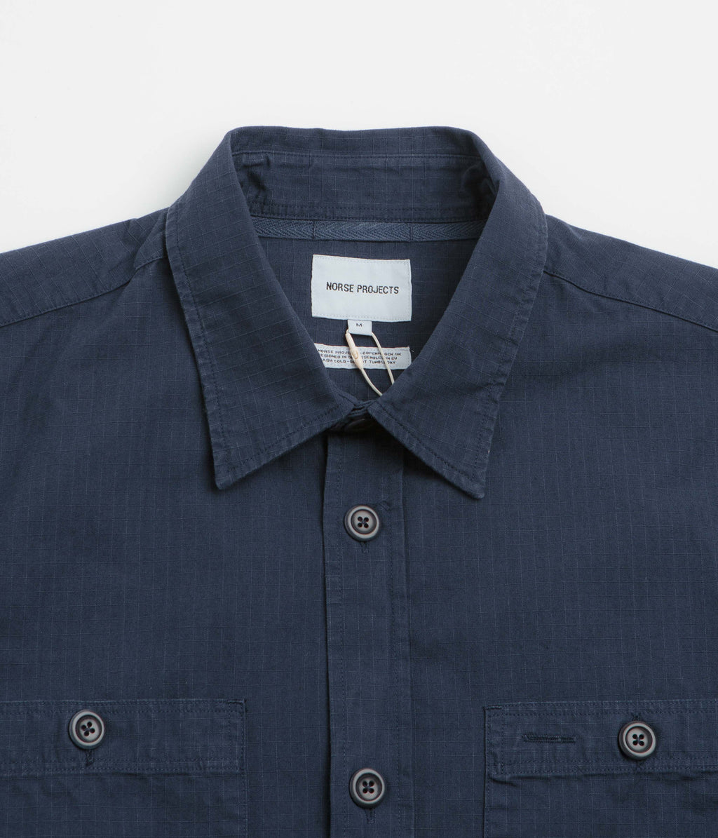 Norse Projects Algot Relaxed Shirt - Workwear Blue
