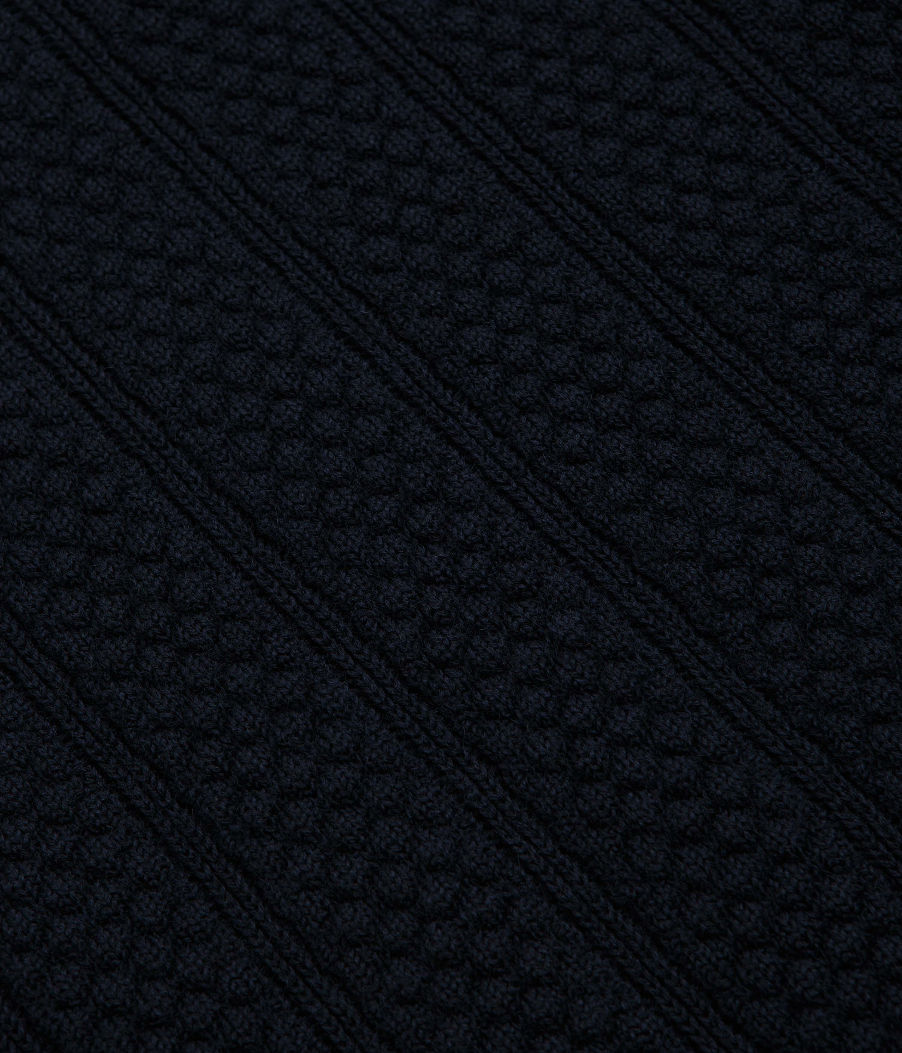 Norse Projects Hirtshals Knit Crewneck Sweatshirt - Dark Navy