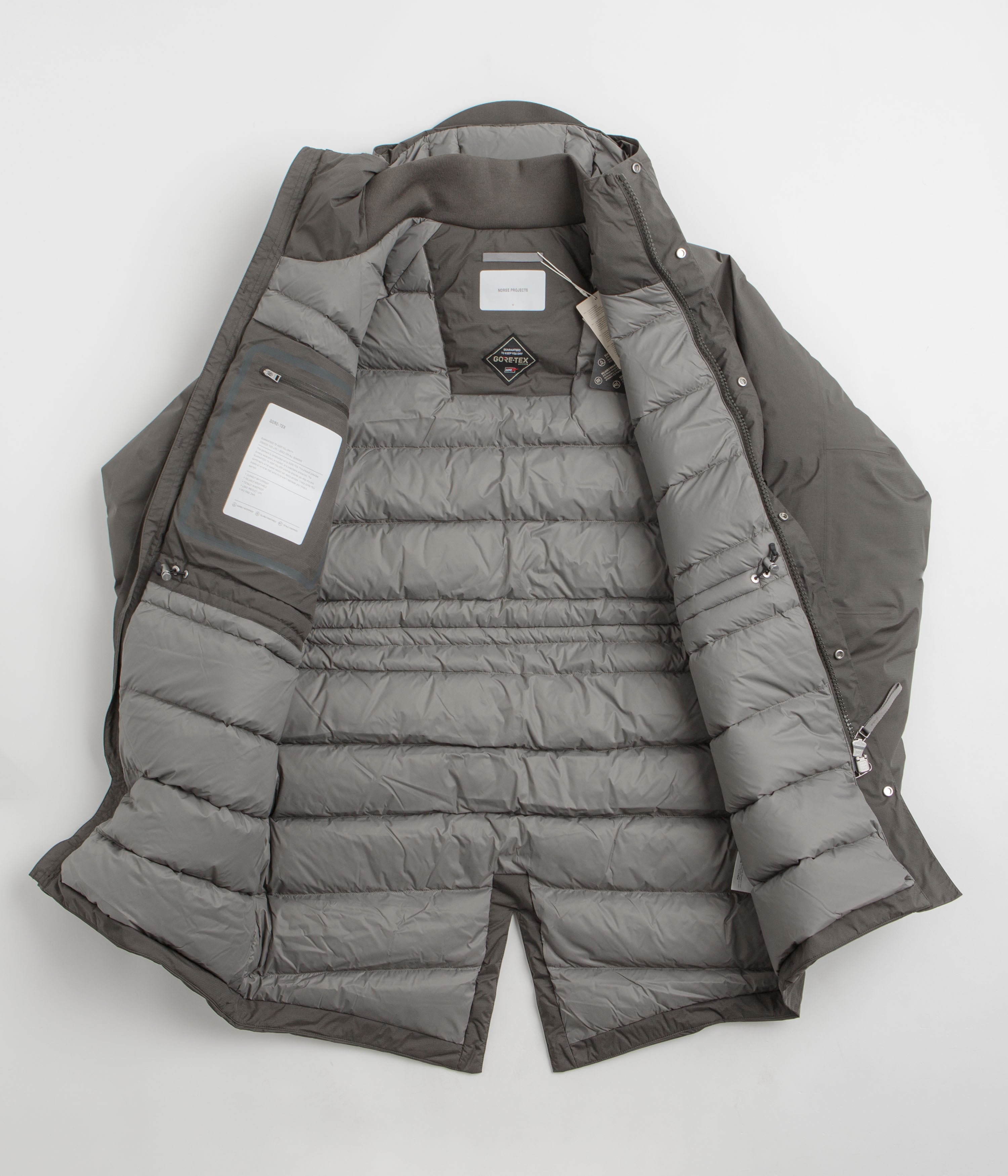 Norse Projects Rokkvi Gore-Tex Down Parka - Olive Night