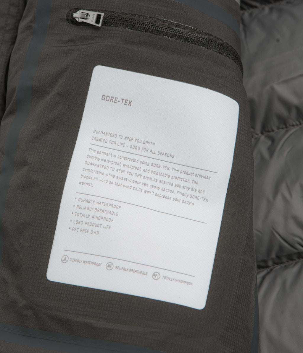 Norse Projects Rokkvi Gore-Tex Down Parka - Olive Night