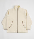 Norse Projects Tycho Pile Fleece Full Zip Jacket - Ecru