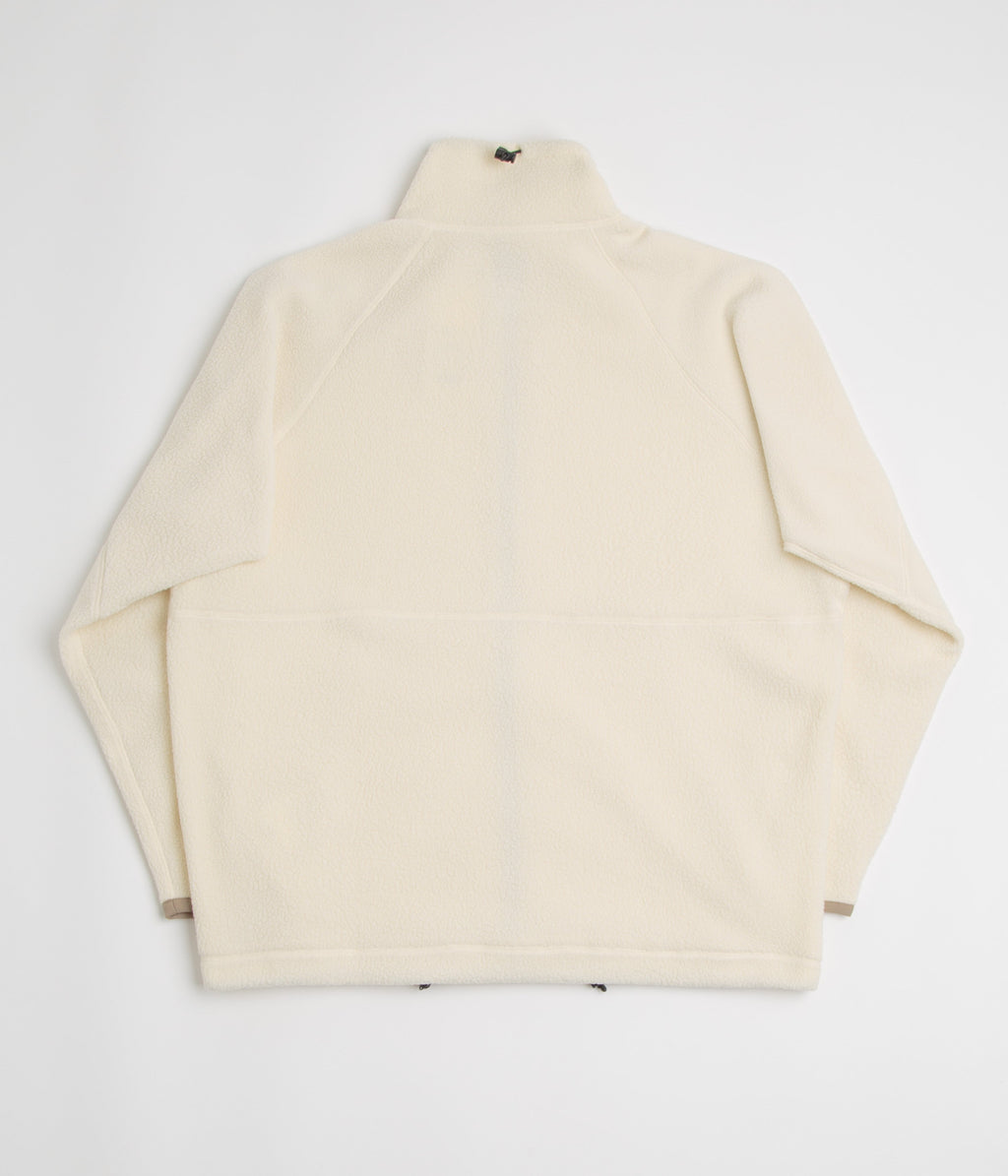 Norse Projects Tycho Pile Fleece Full Zip Jacket - Ecru