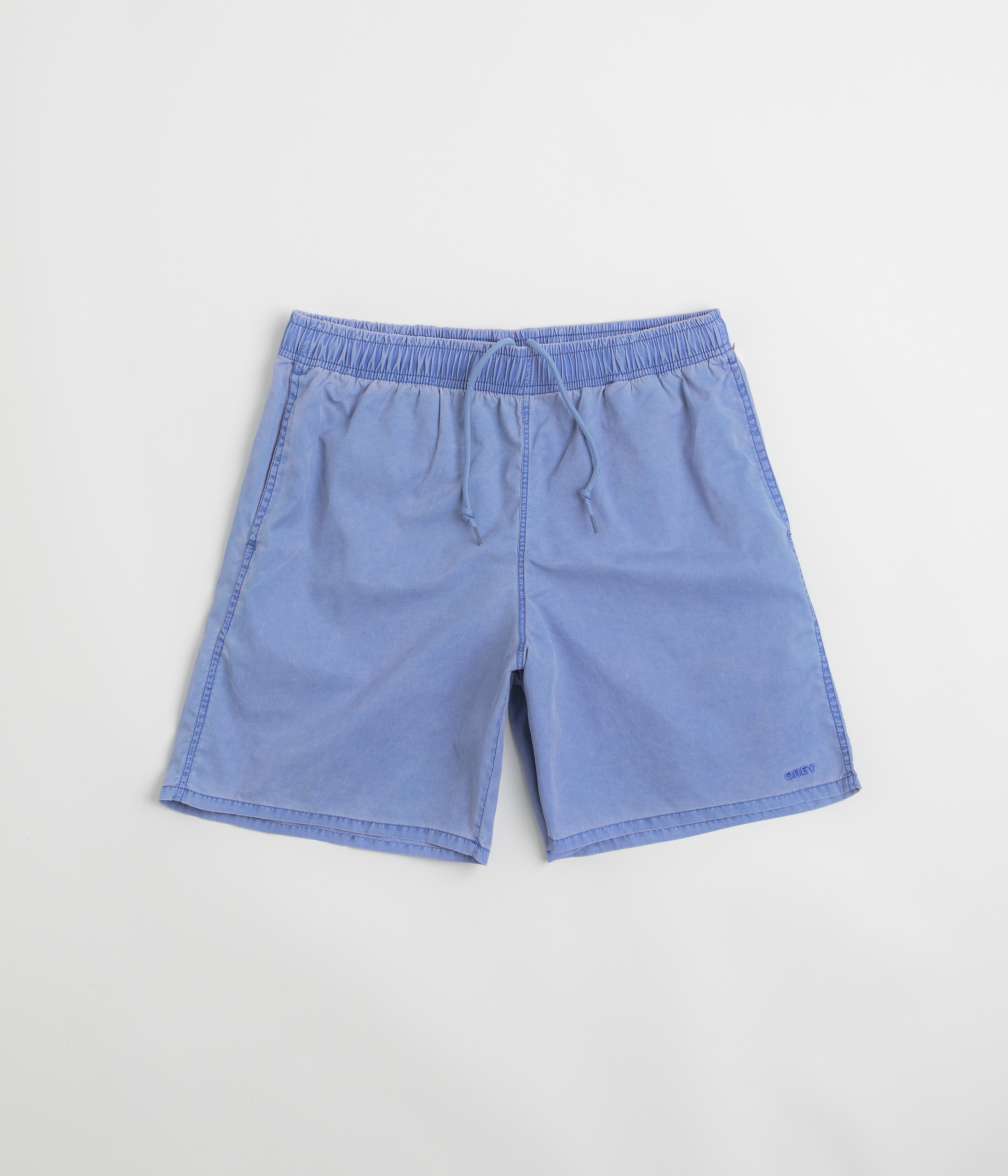Obey Easy Pigment Cotton Nylon Shorts - Pigment Dazzling Blue