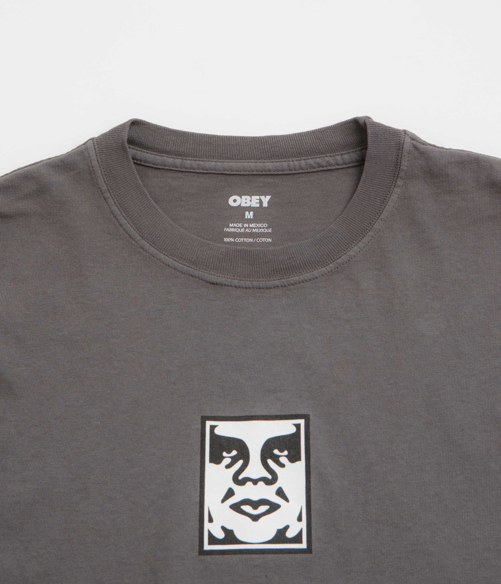 Obey Icon Face T-Shirt - Pigment Dusty Black