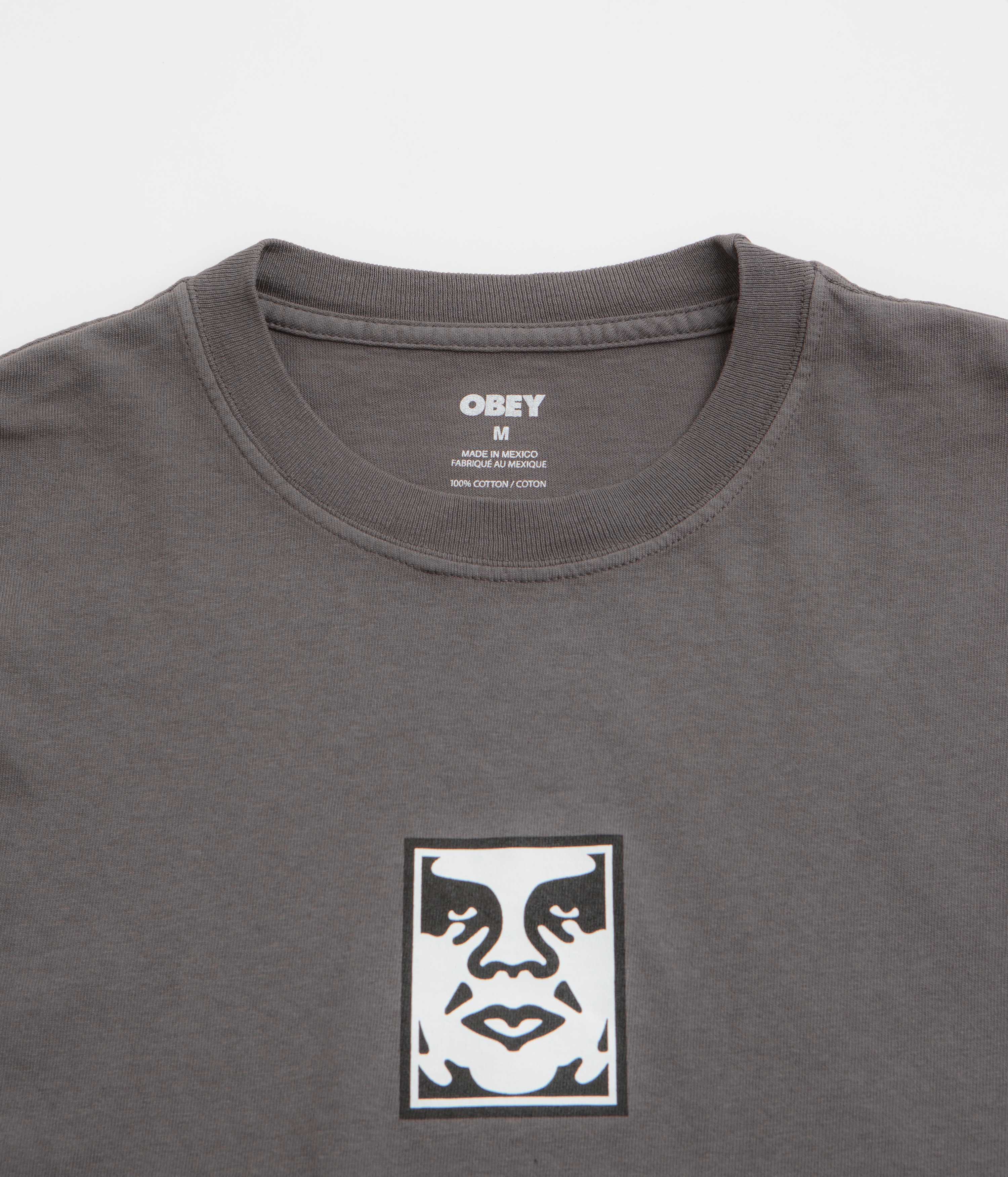 Obey Icon Face T-Shirt - Pigment Dusty Black