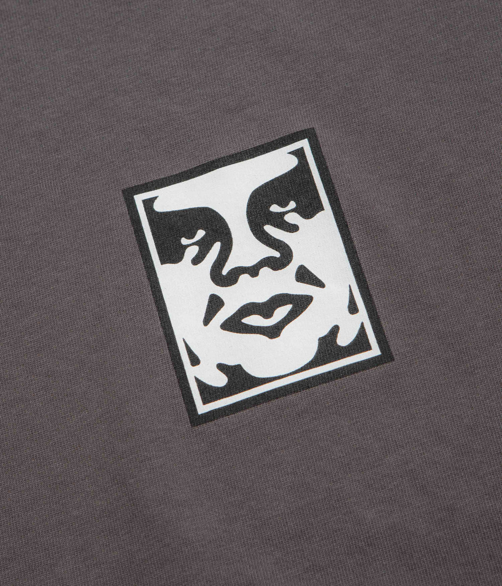 Obey Icon Face T-Shirt - Pigment Dusty Black