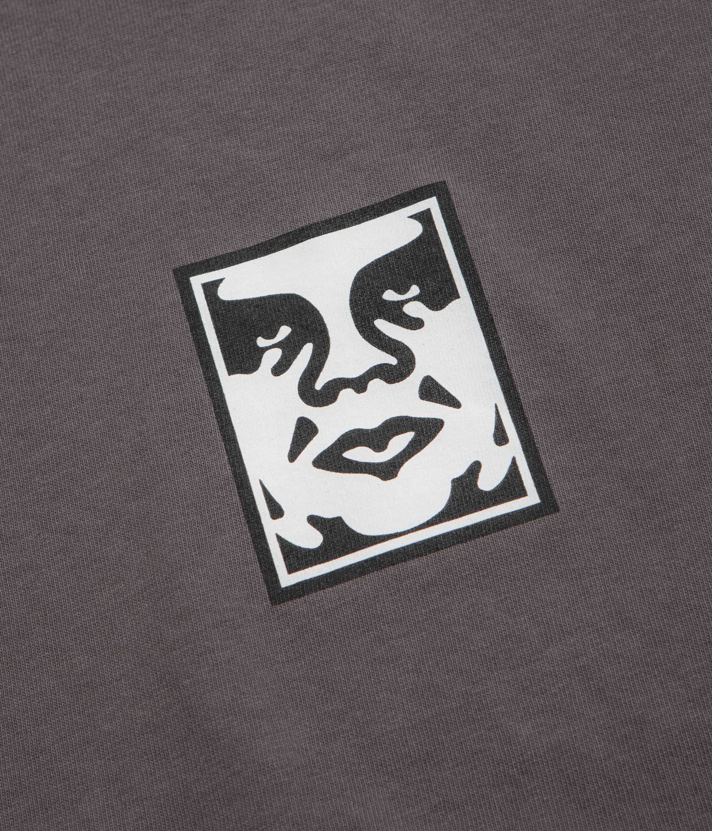 Obey Icon Face T-Shirt - Pigment Dusty Black