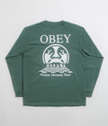 Obey Precision Long Sleeve T-Shirt - Pigment Rainforest