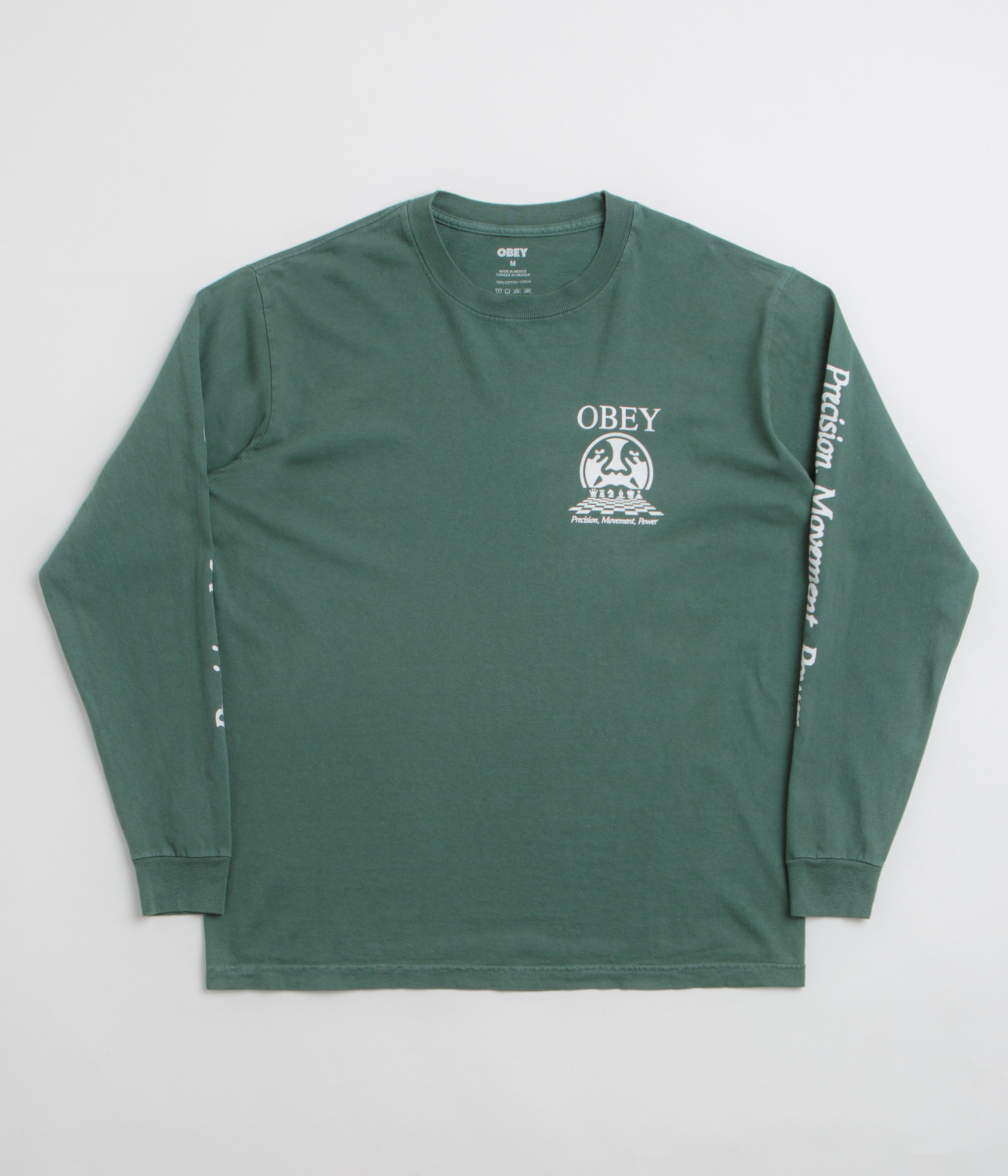 Obey Precision Long Sleeve T-Shirt - Pigment Rainforest
