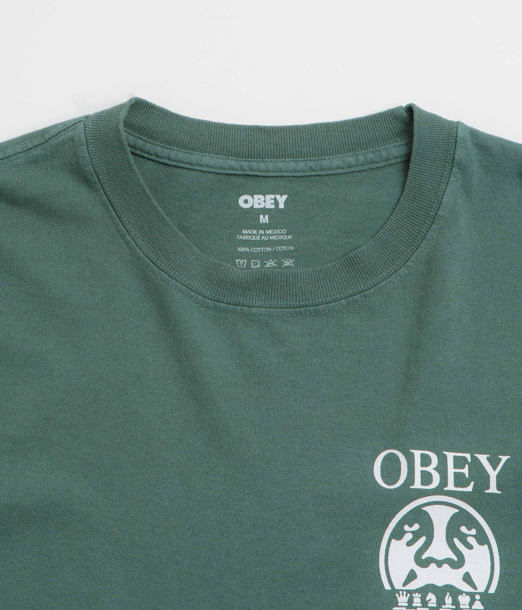 Obey Precision Long Sleeve T-Shirt - Pigment Rainforest