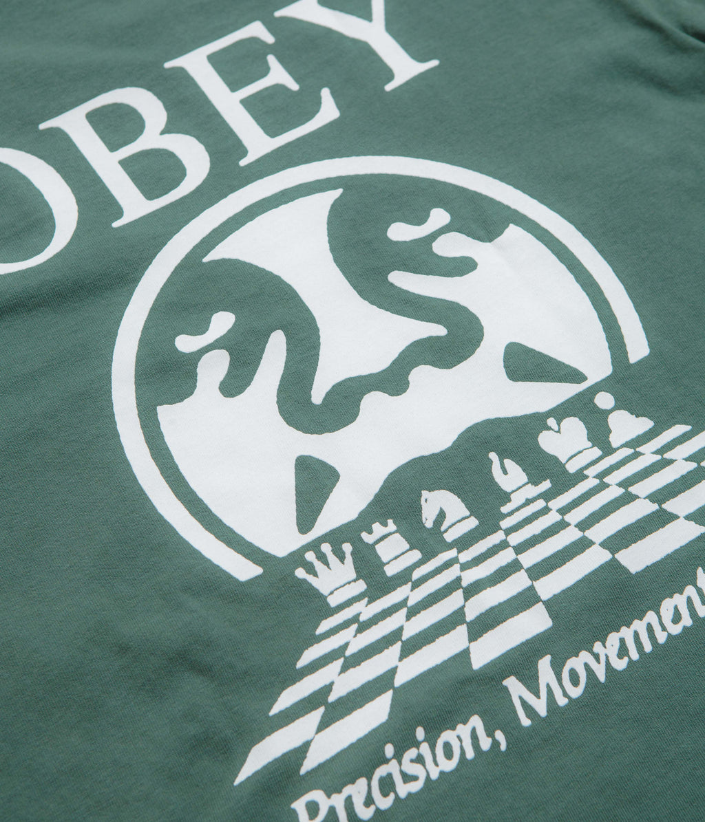 Obey Precision Long Sleeve T-Shirt - Pigment Rainforest