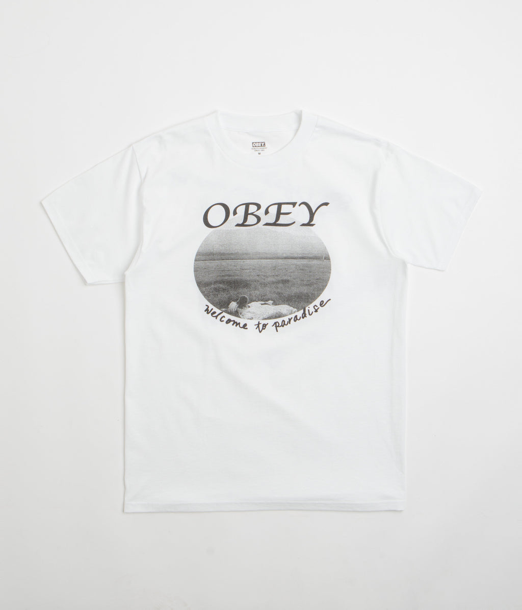 Obey Welcome To Paradise T-Shirt - White